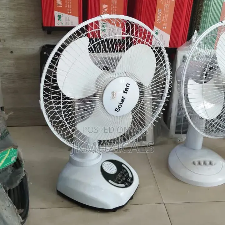 Solar_ Rechargeable Fan