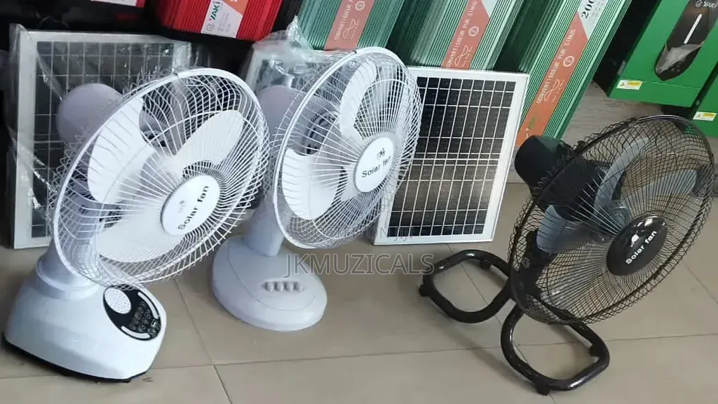 Solar_ Rechargeable Fan