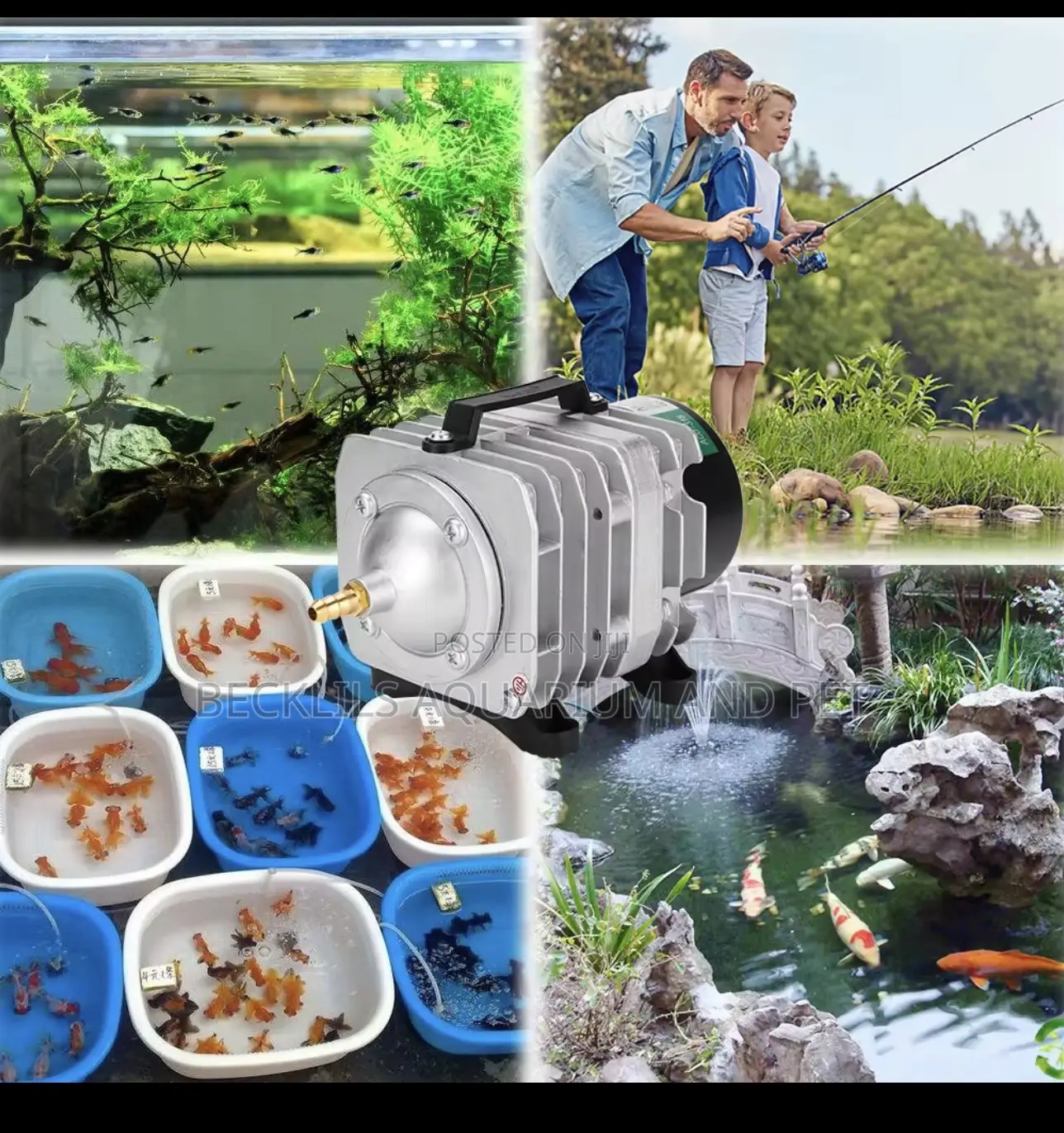 Resun Aerator/Airpump (75 Watts ) ( Comes With Accessories)