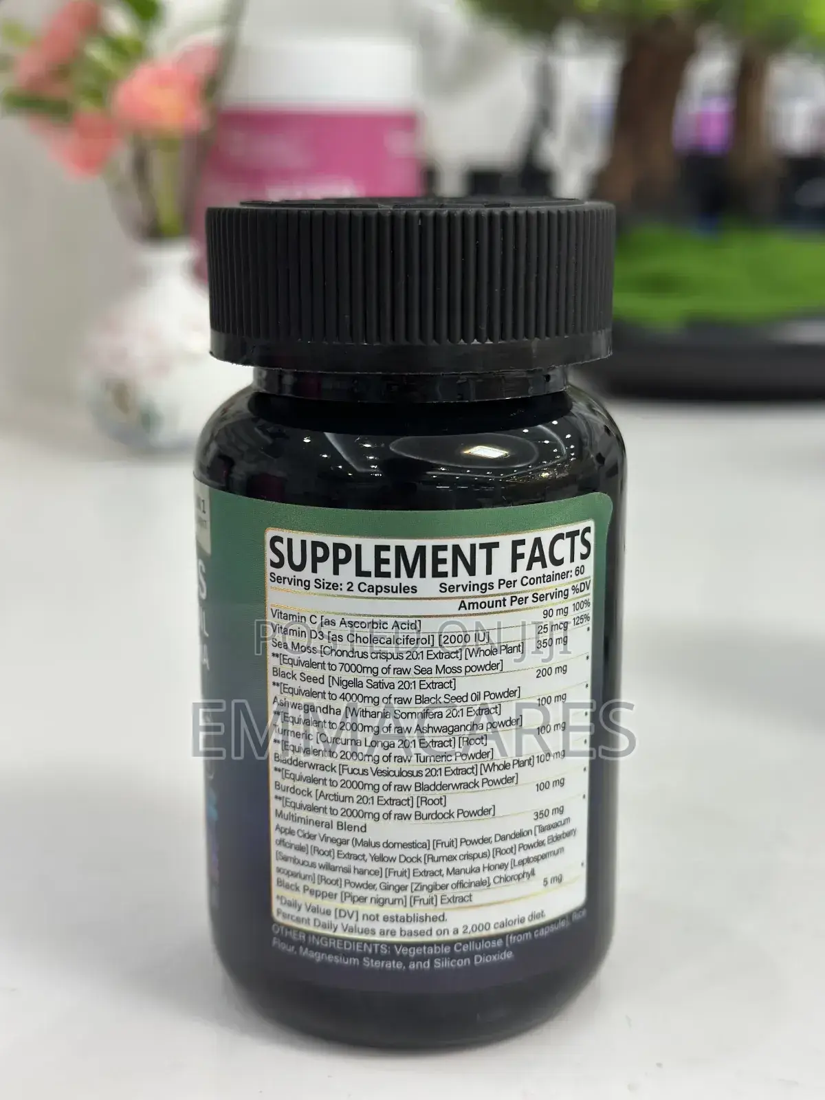 Sea Moss Ashwagandha Black Seed Ginger