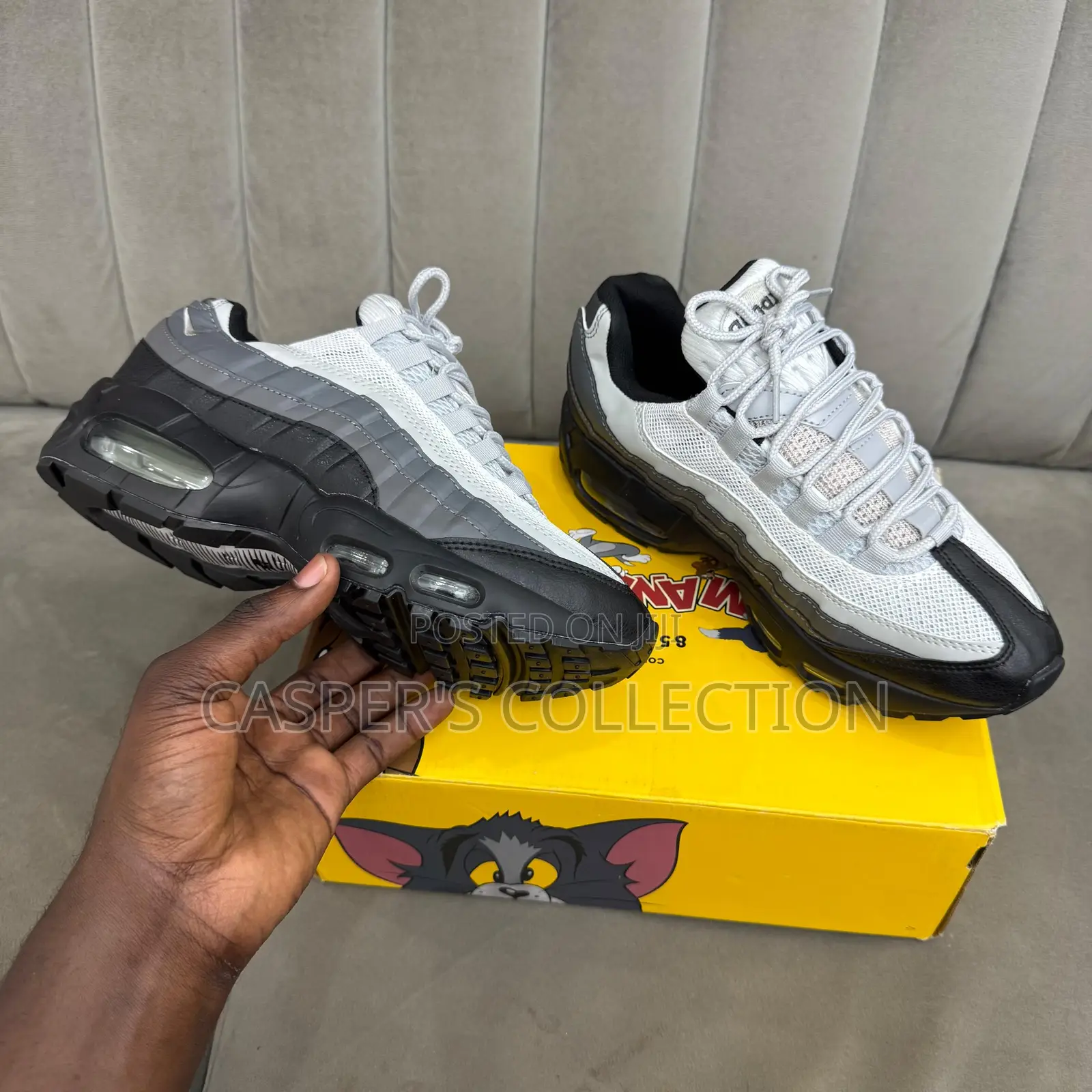 Nike Air Max 95 Sneaker in a Black and Grey Gradient Colorway
