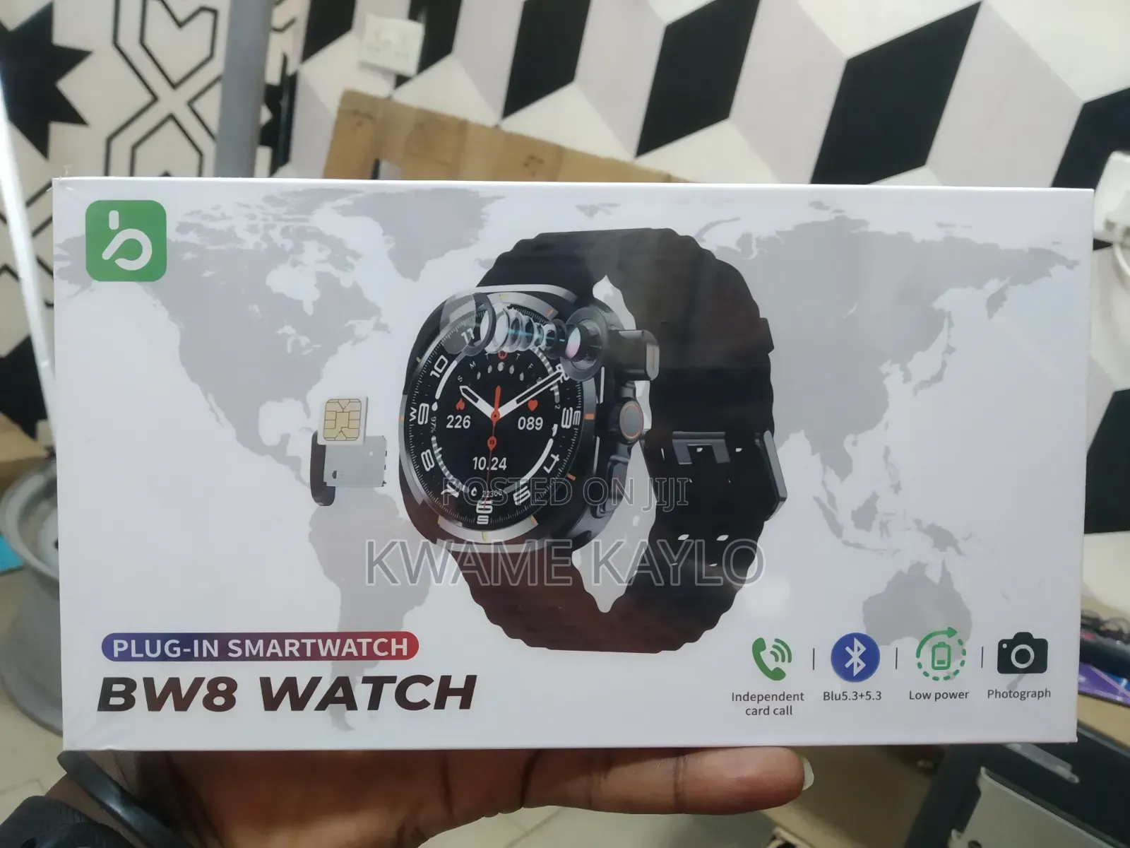 Bw8 Camera Smart Watch