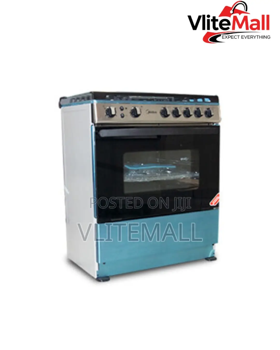 Midea 5 Burner Gas Cooker With Oven