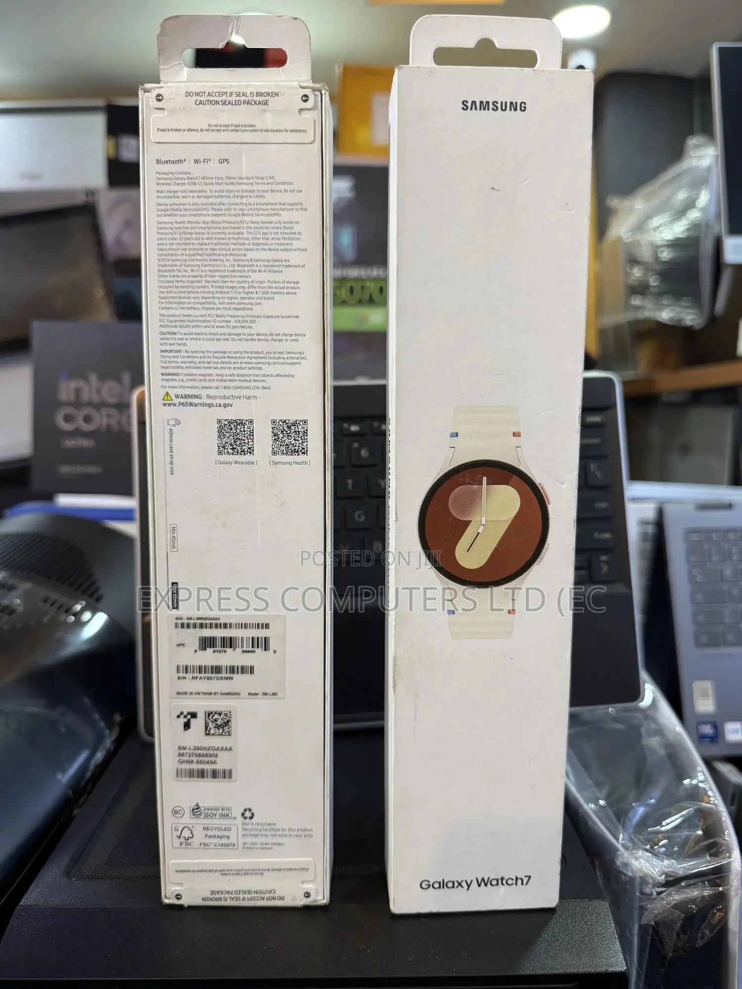 Samsung Galaxy Original Watch 7,40mm Bluetooth /Wifi/ GPS New Sealed