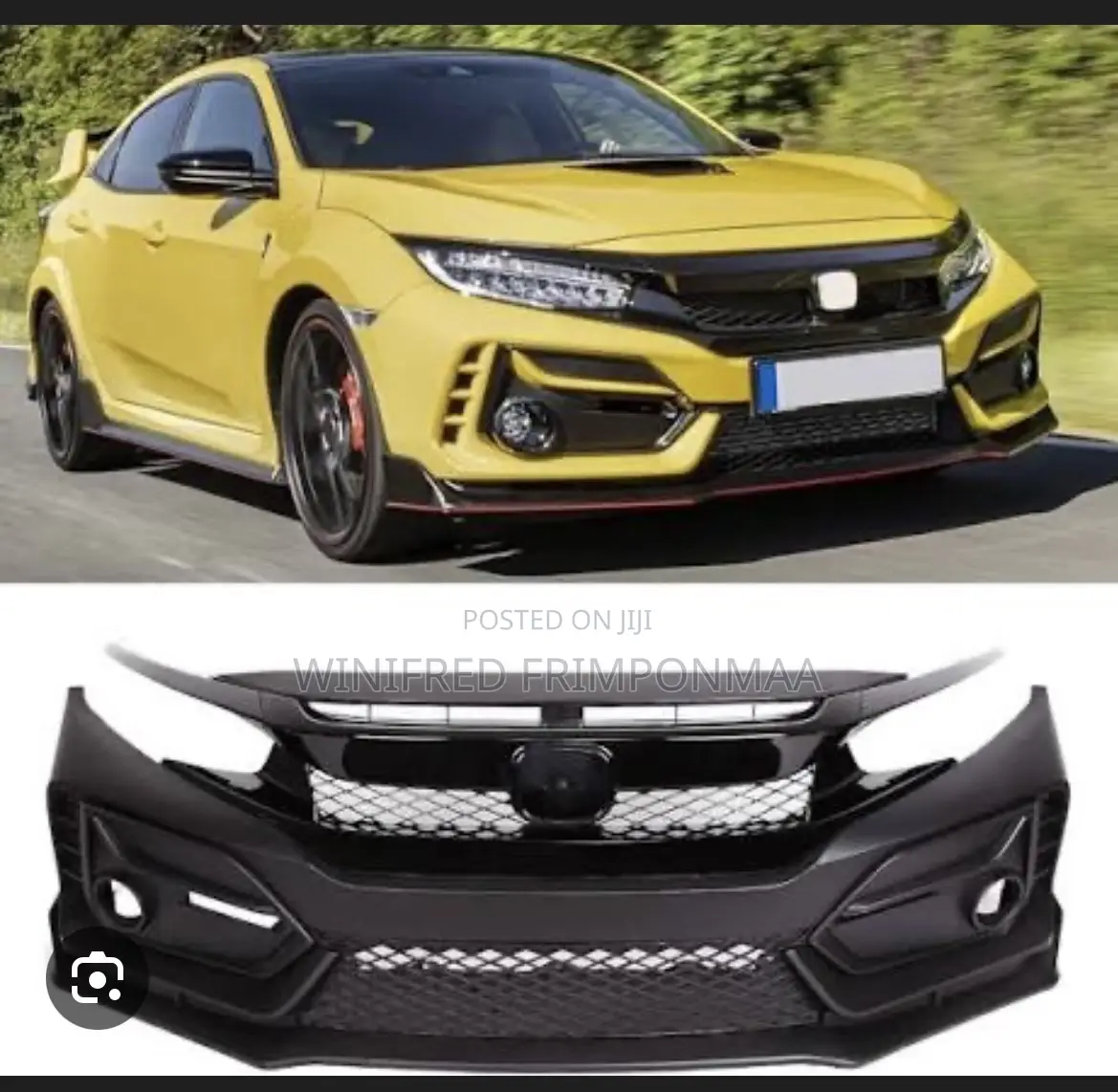 Honda Civic 2015,2016,2017 Complete Bumper