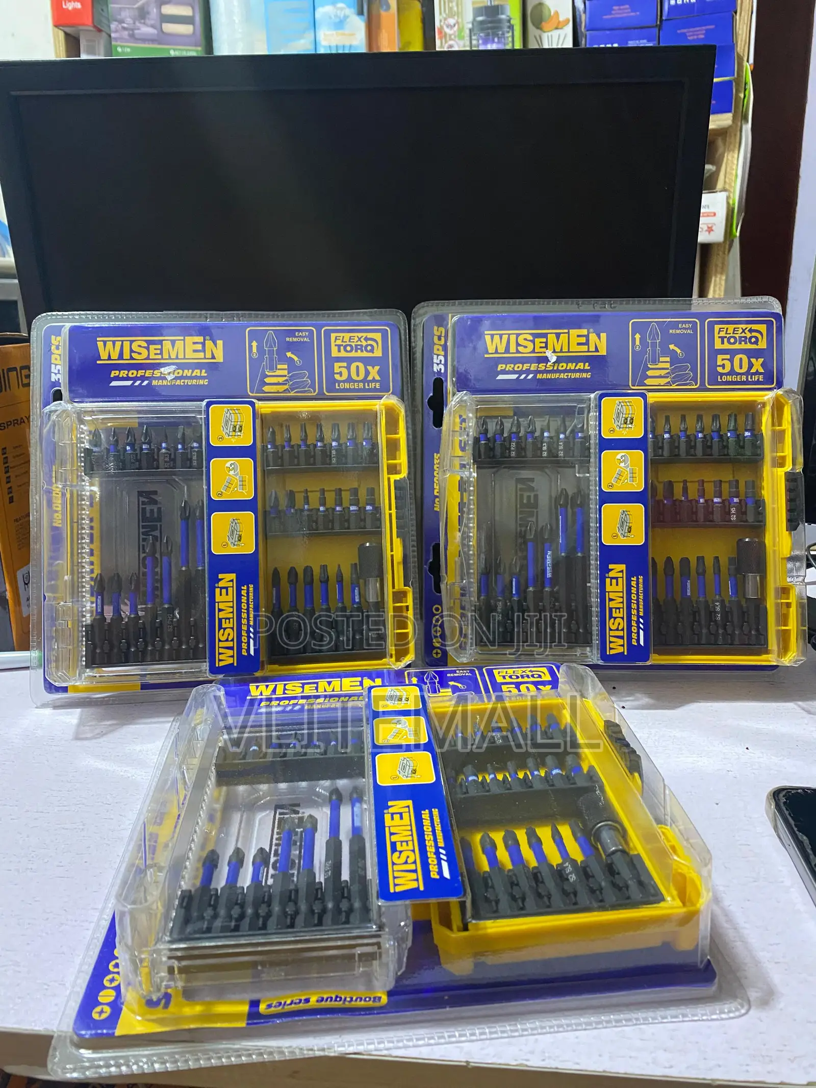 Wisemen Professional Manufacturing 35-Piece Impact Screwdriver Bit Set