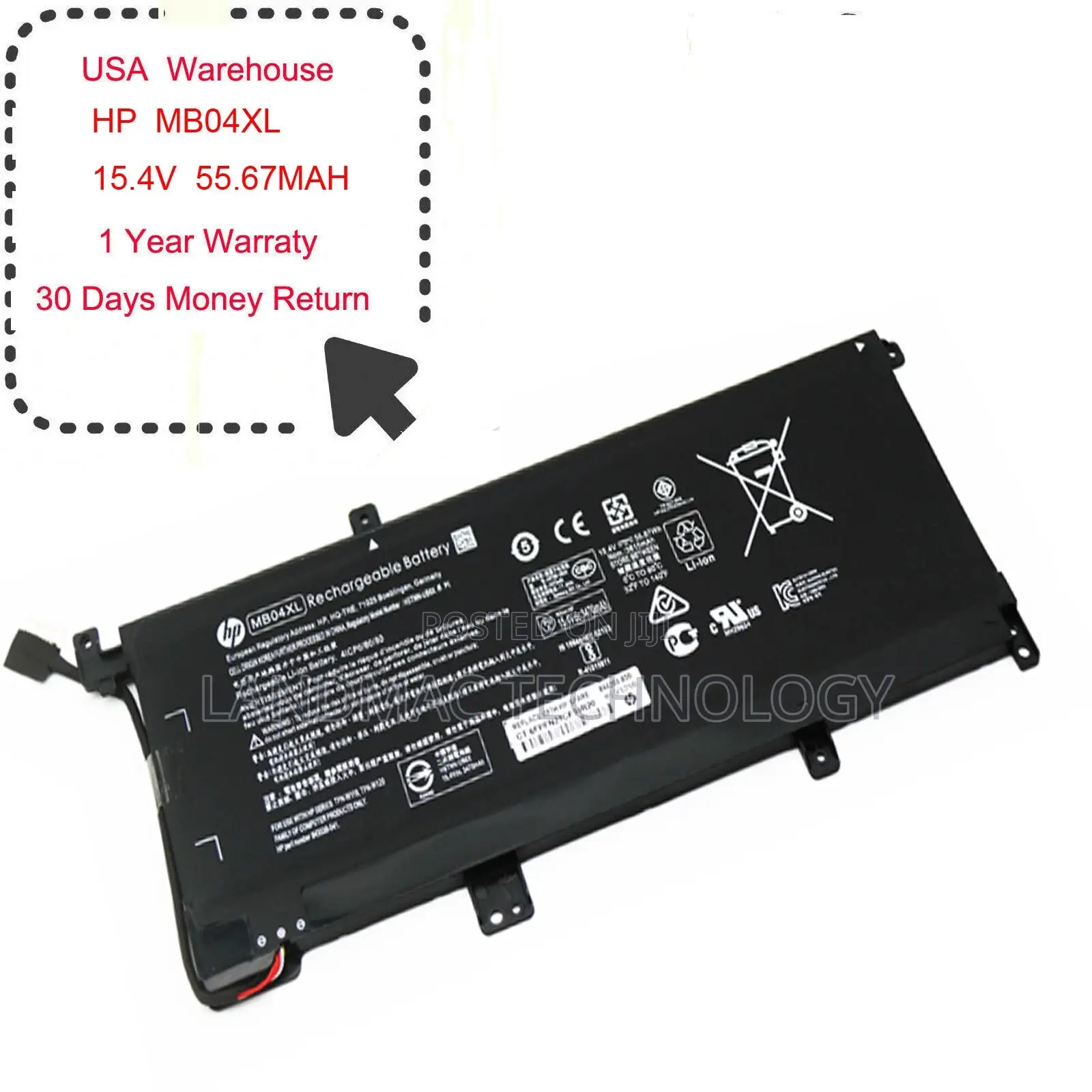 Genuine Mb04xl Battery for Hp Envy X360