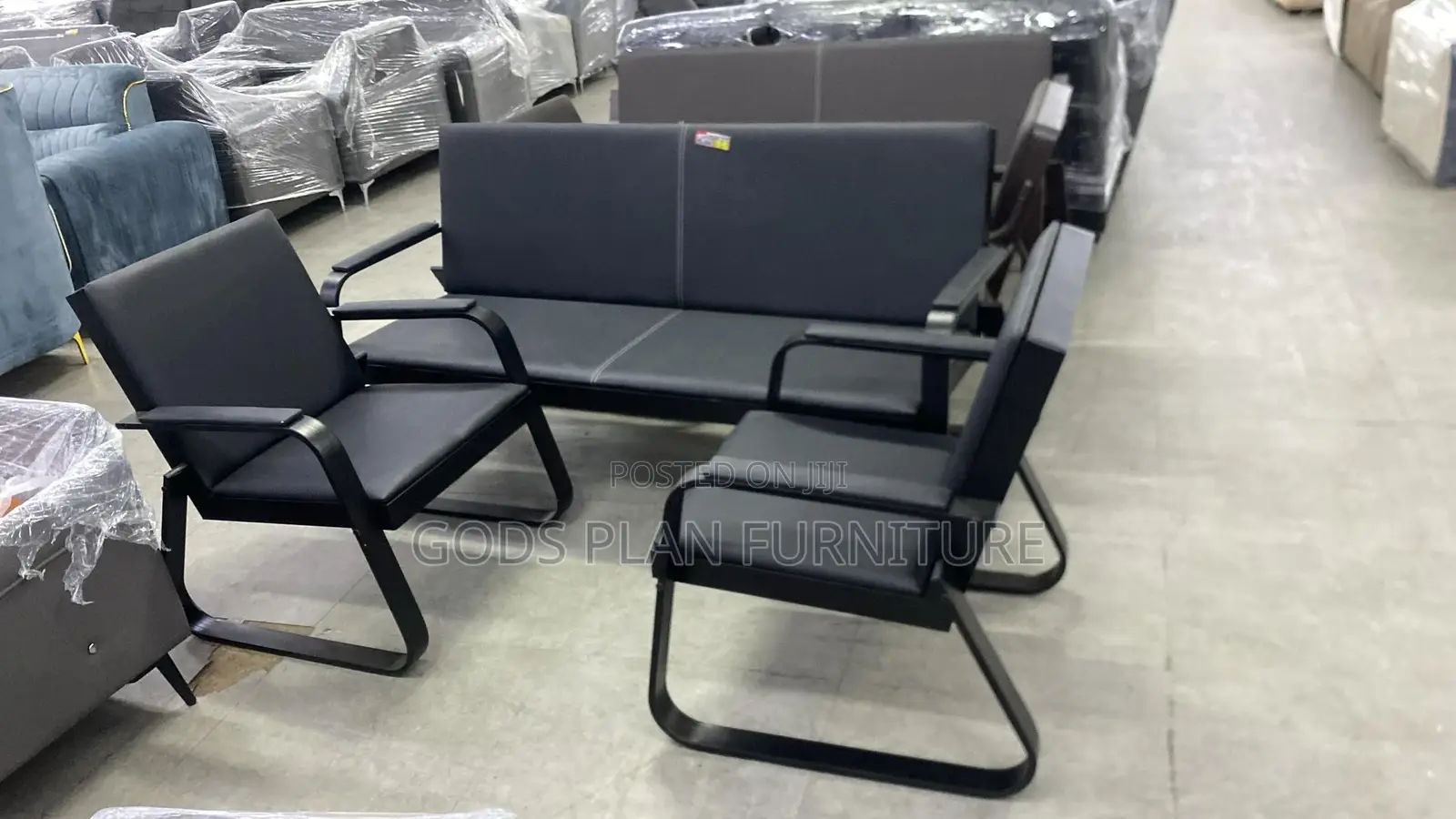 Orange Office Sofa