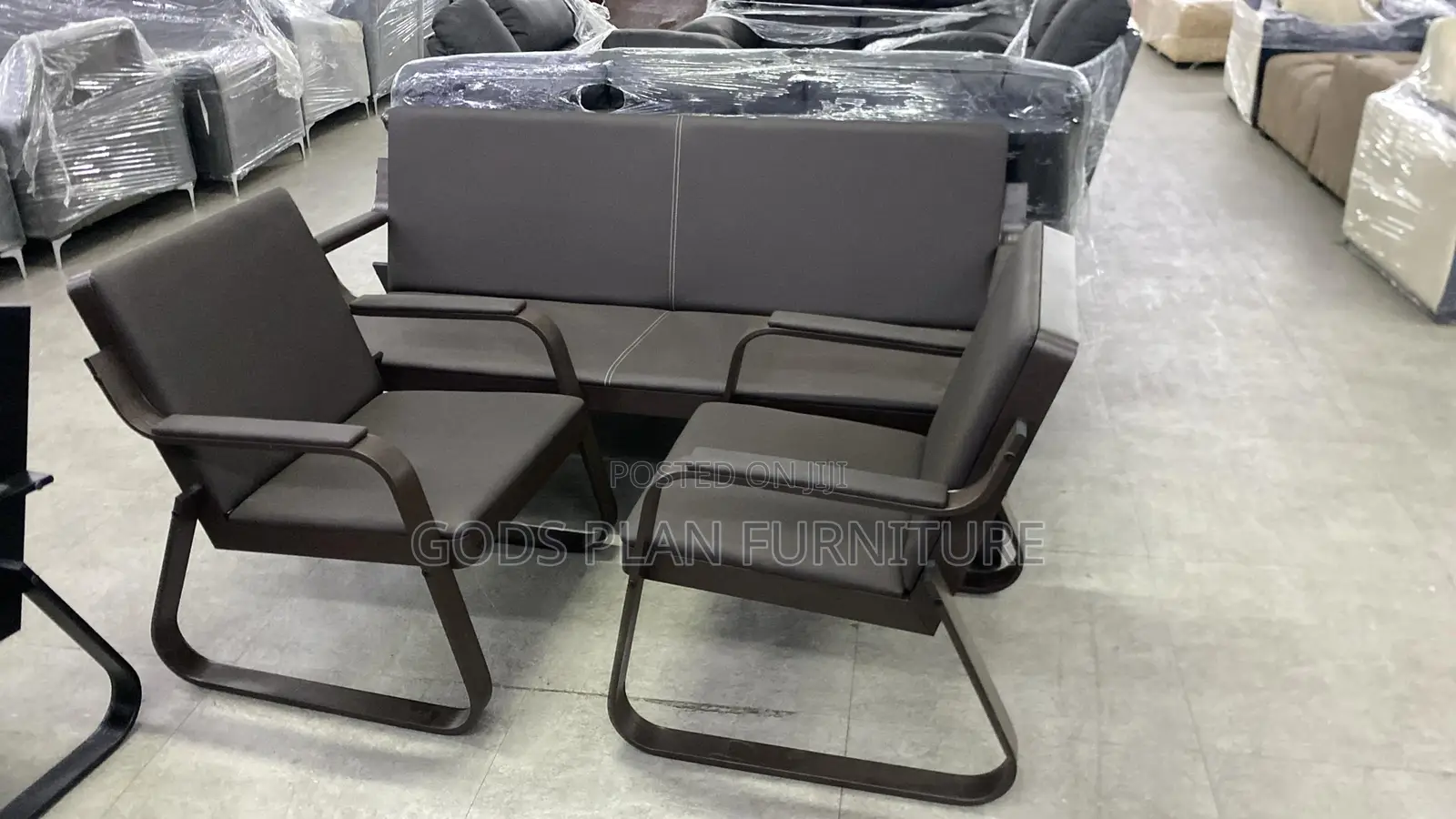 Orange Office Sofa