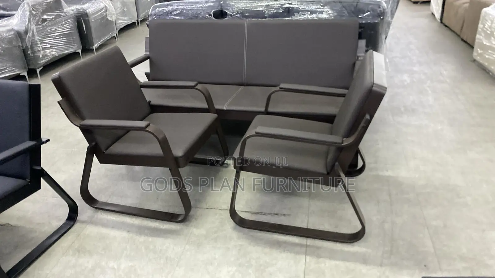 Orange Office Sofa