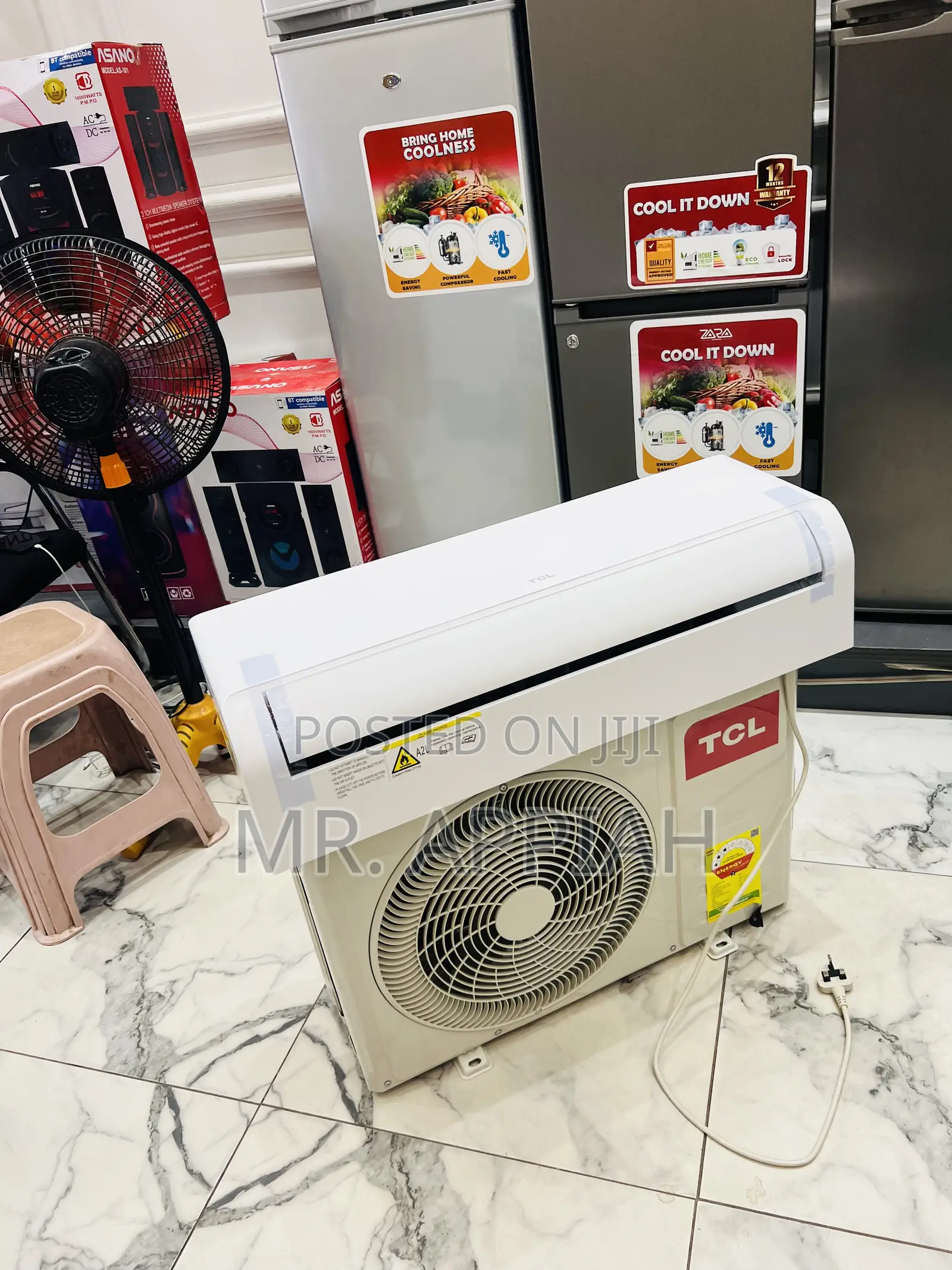 High Efficiency TCL 1.5hp Air Conditioner(White)3 Star 