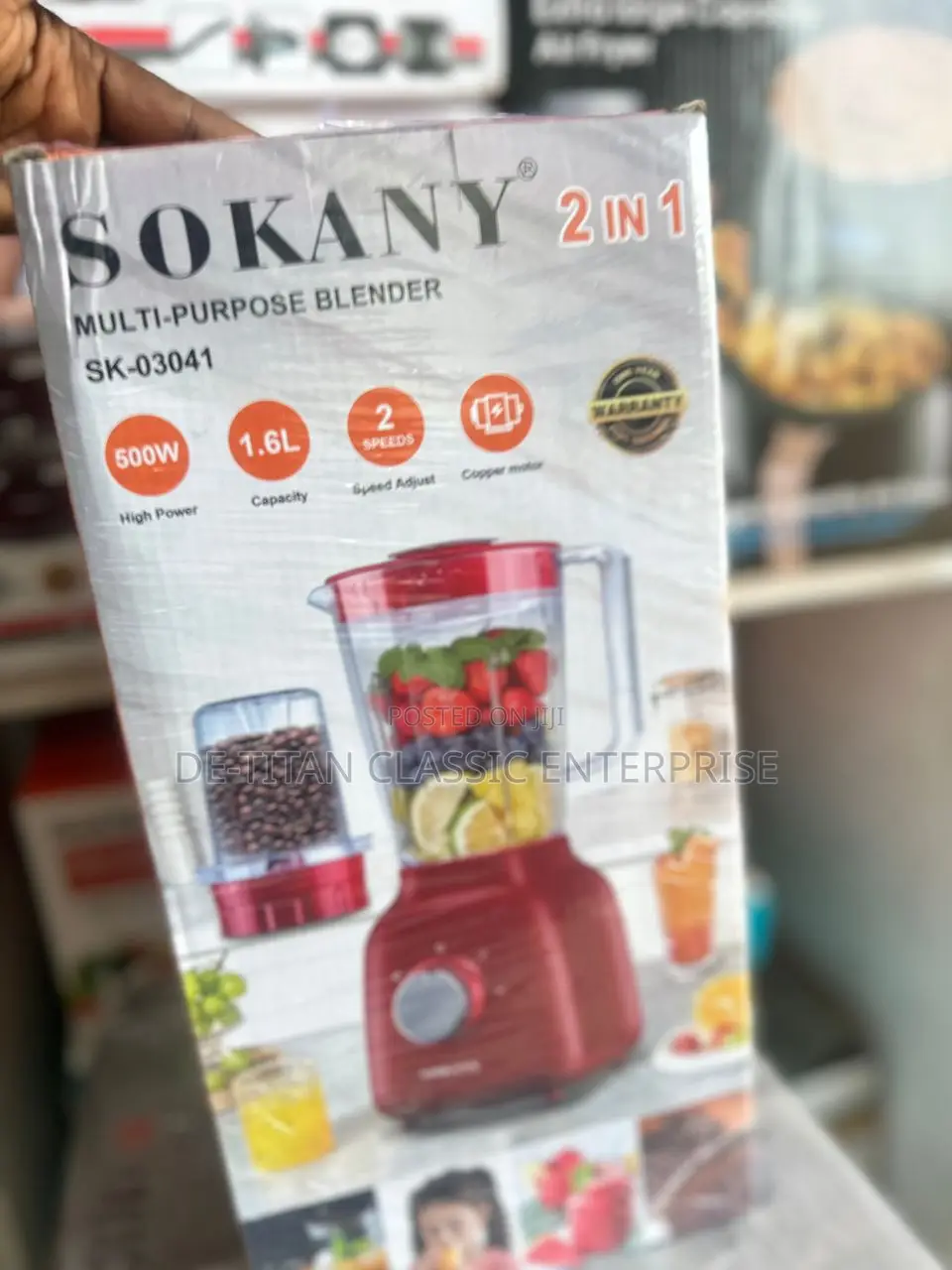 High Quality Sokany 2in1 Blender