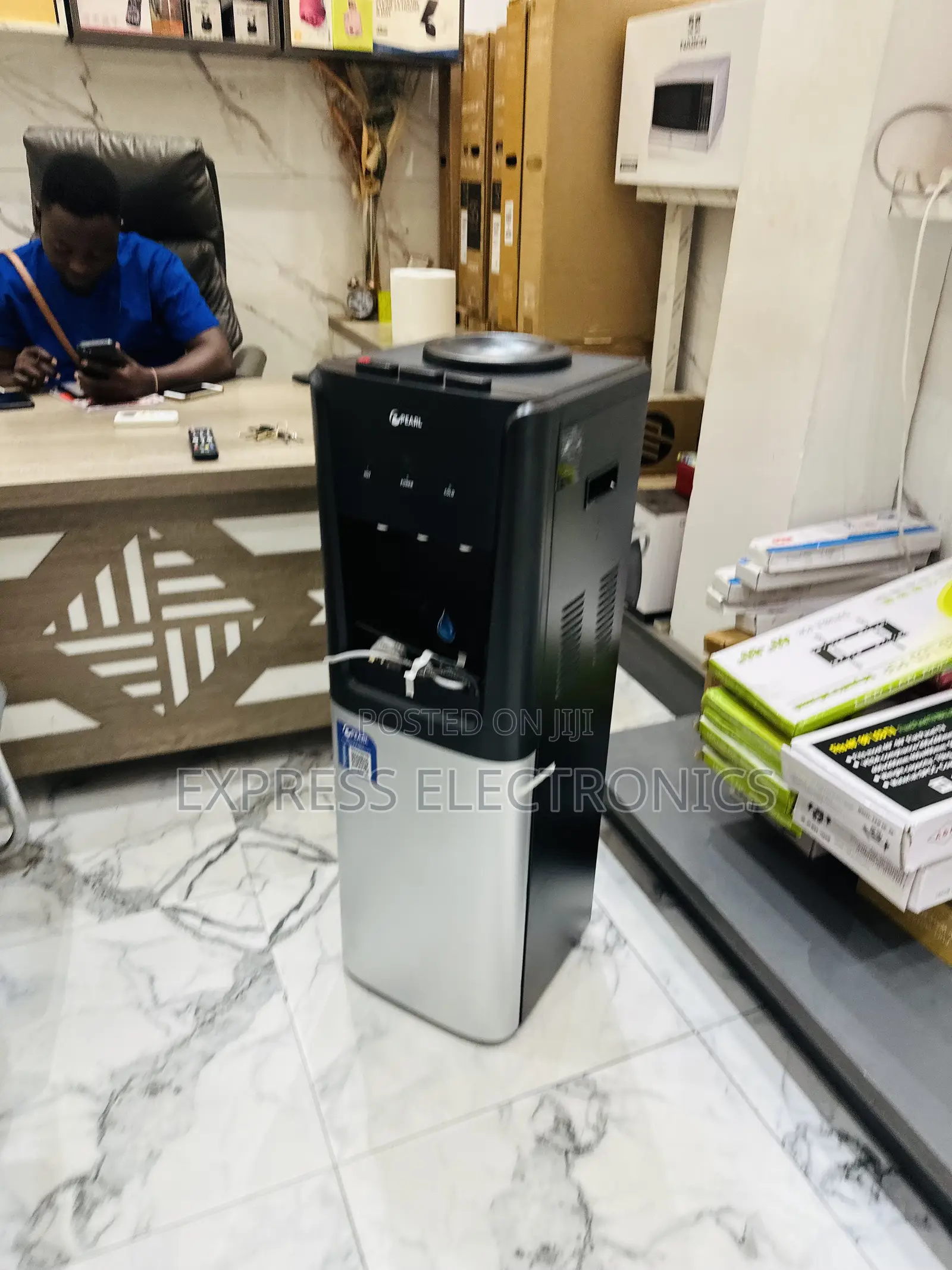 Ultra Modern Sleek Grey Water Dispenser Pearl PWD-4006