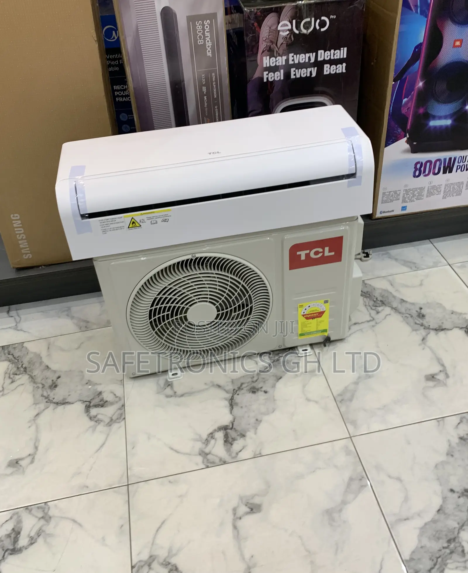 Newly Bulky TCL White 1.5 Hp Split Unit Sleek Ac