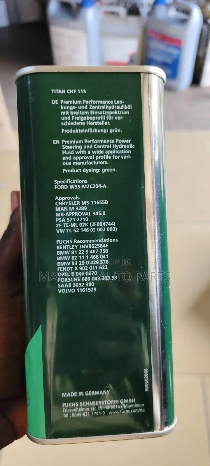 Titan CHF 11s Power Steering Fluid