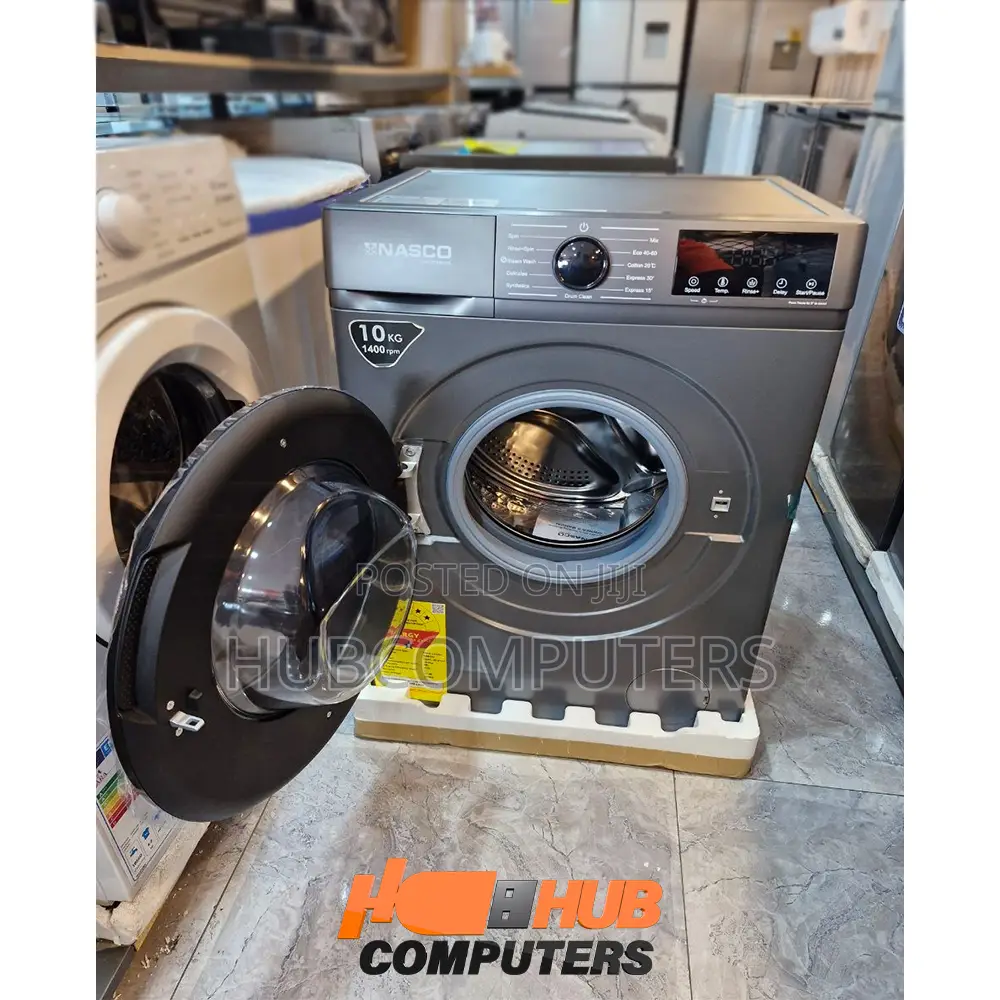 Nasco-Nasfl-Js10kg-S 10kg Washing Machine Front Load Full Automatic