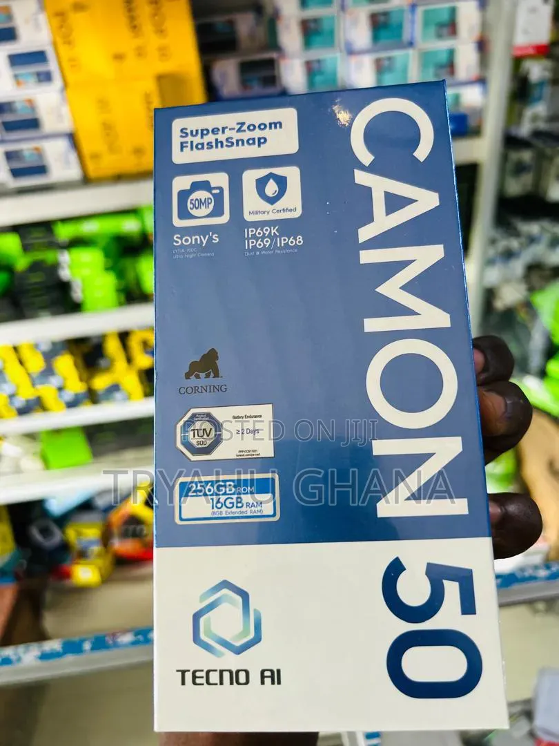 New Tecno Camon 50 256 GB Blue