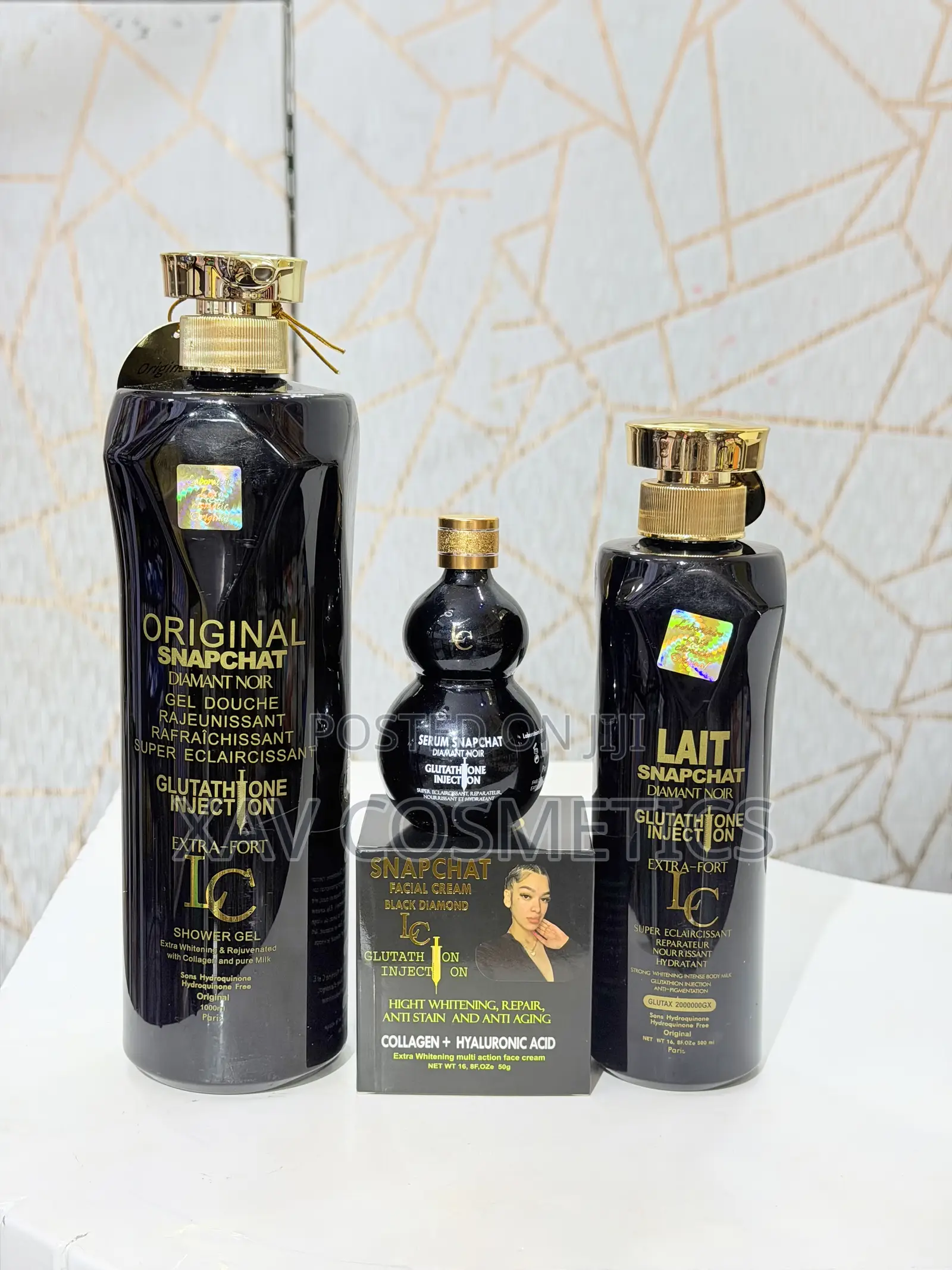 Lait Snapchat Diamant Noir Glutathione Injection Set