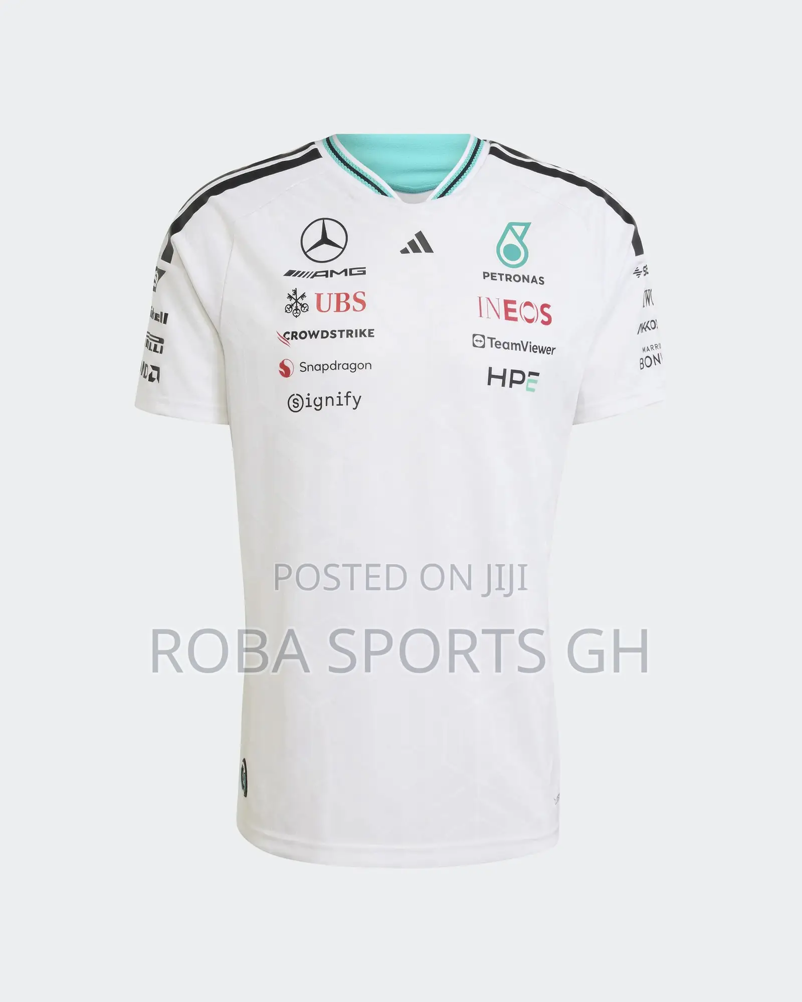2026 Mercedes Benz Team White Shirt