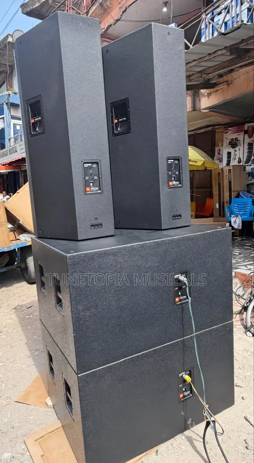 JBL Bass,Mid and Amplifier Rack Set (Complete)