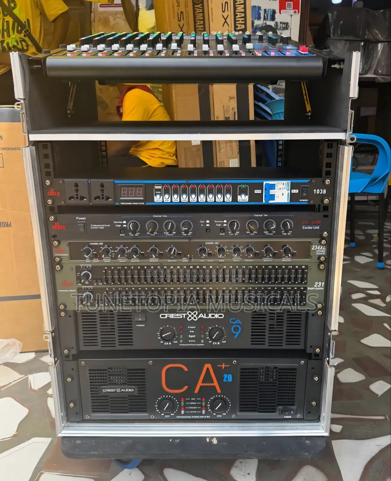 JBL Bass,Mid and Amplifier Rack Set (Complete)