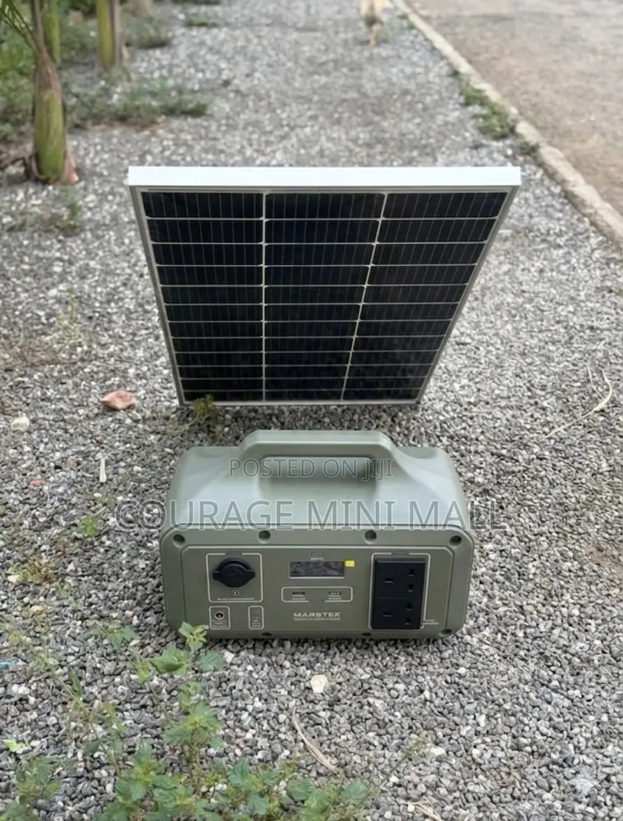500w Solar Generator + Free 100w Solar Panel
