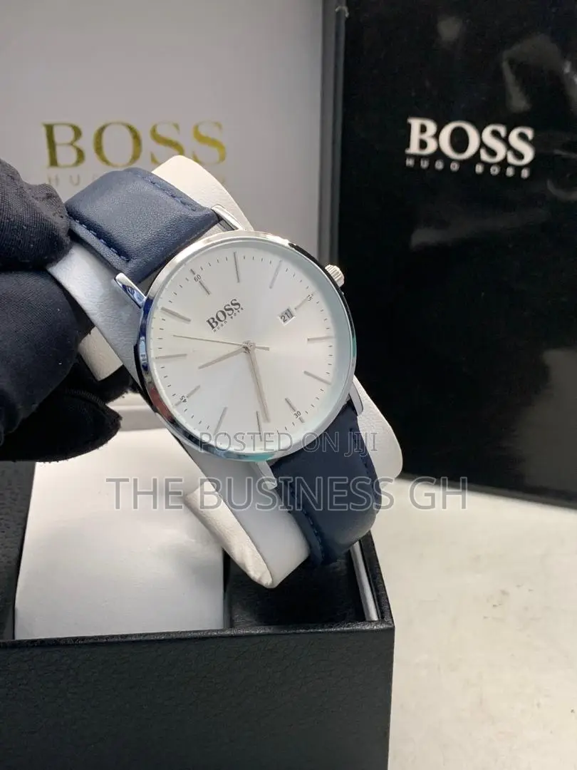 Boss Wrist Watch (Leather Strap)