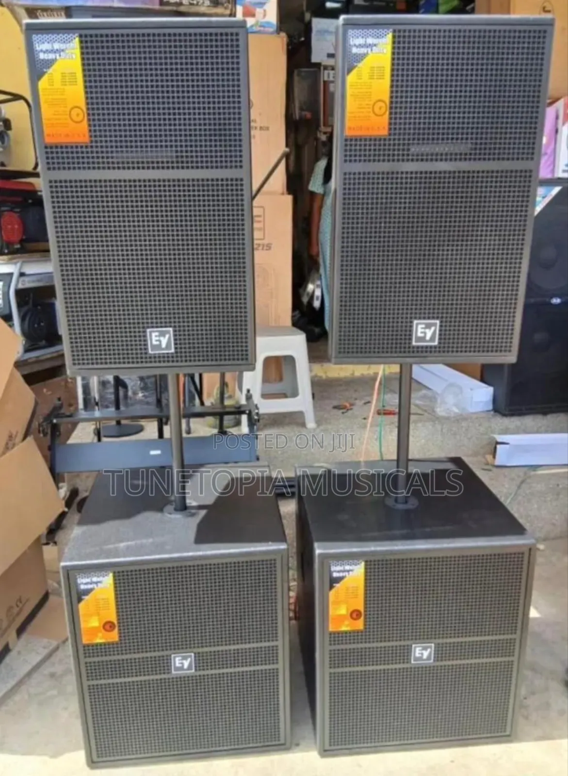 Electro-Voice(Ev) Half-Range and Single Bass Speakers