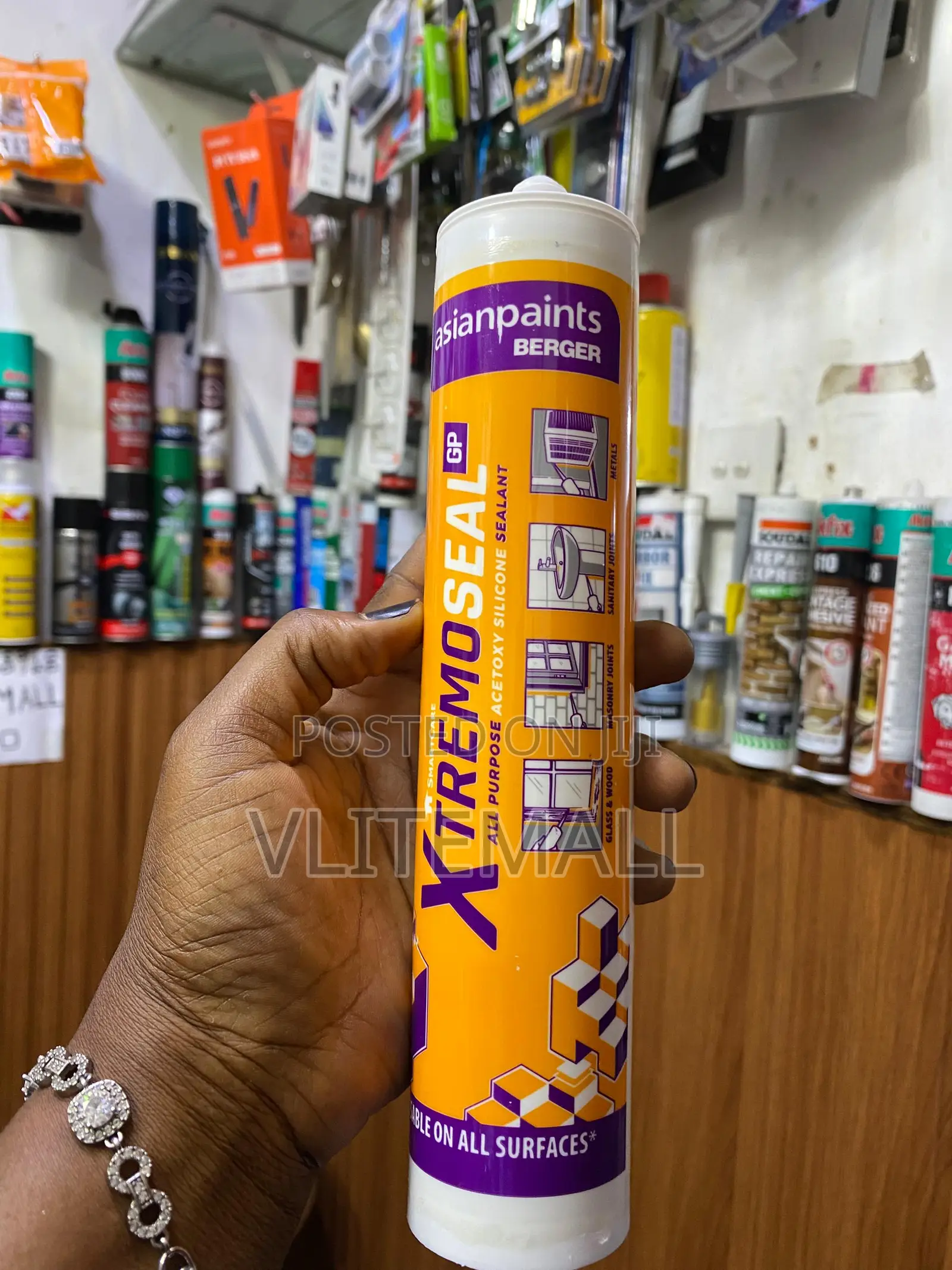 Asian Paints Xtremoseal Gp All Purpose Acetoxy Silicone Sealant