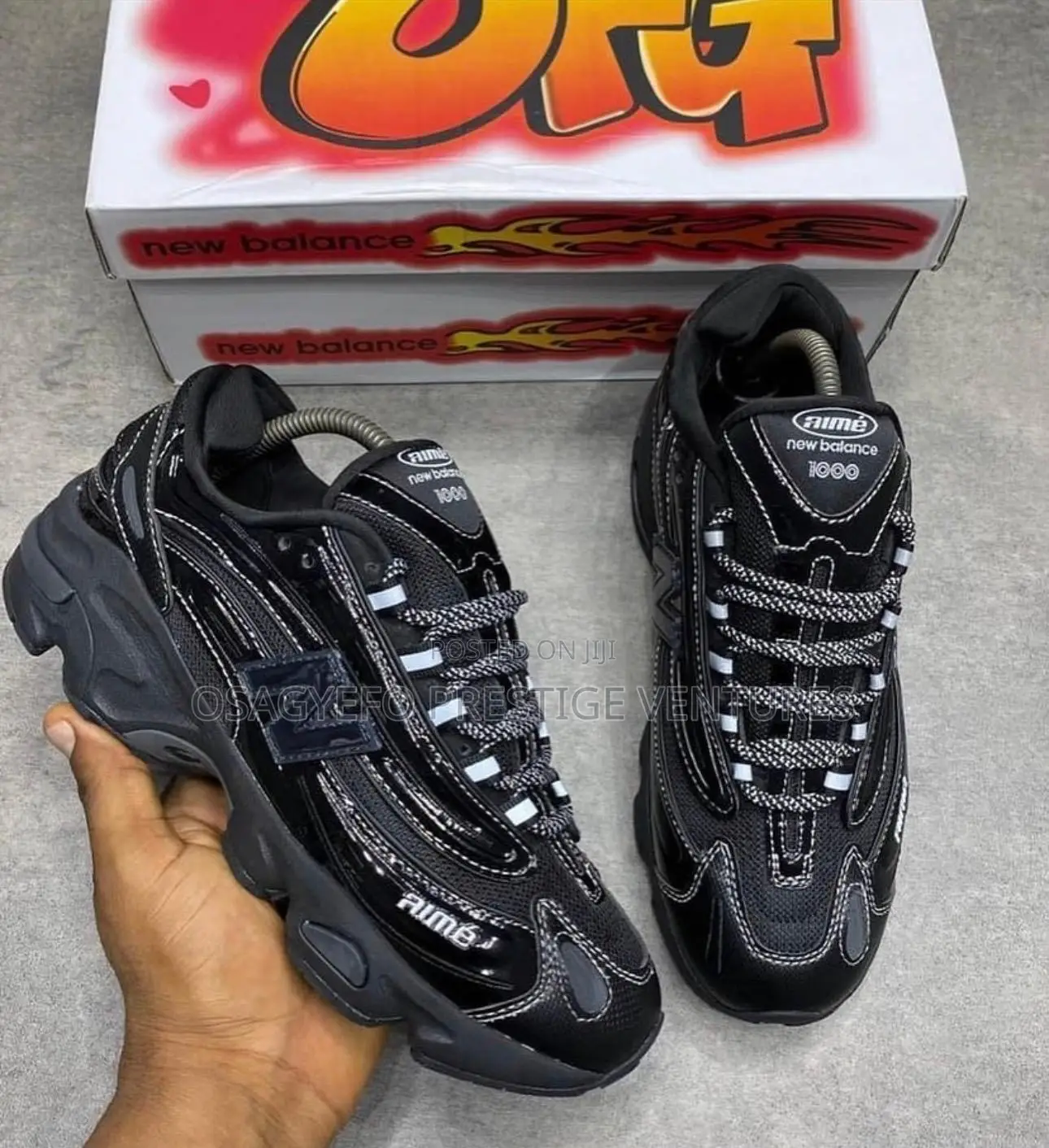 Aimé Leon Dore X New Balance 1000 (Black Colorway).