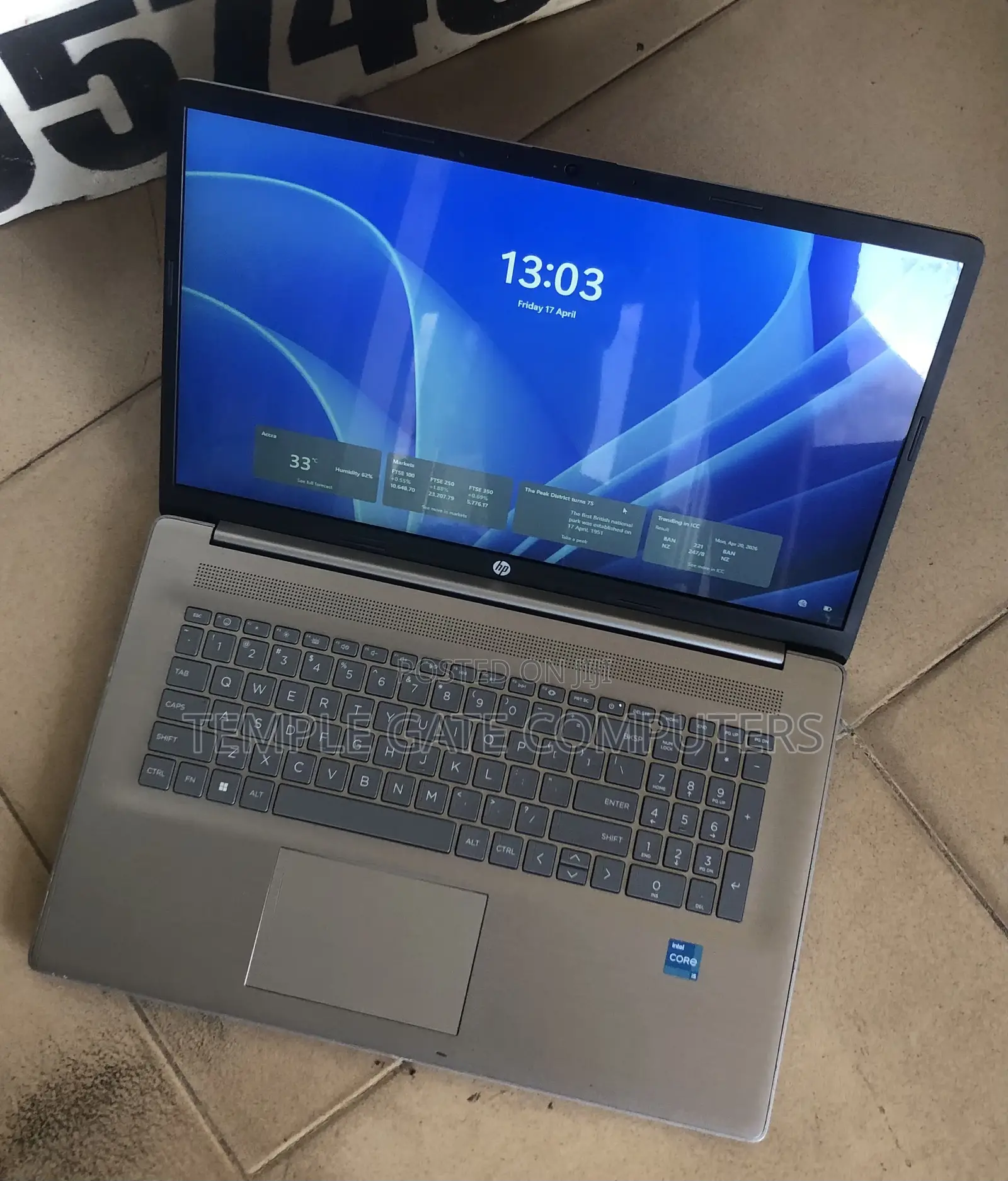Laptop HP 16GB Intel Core i5 SSD 256GB