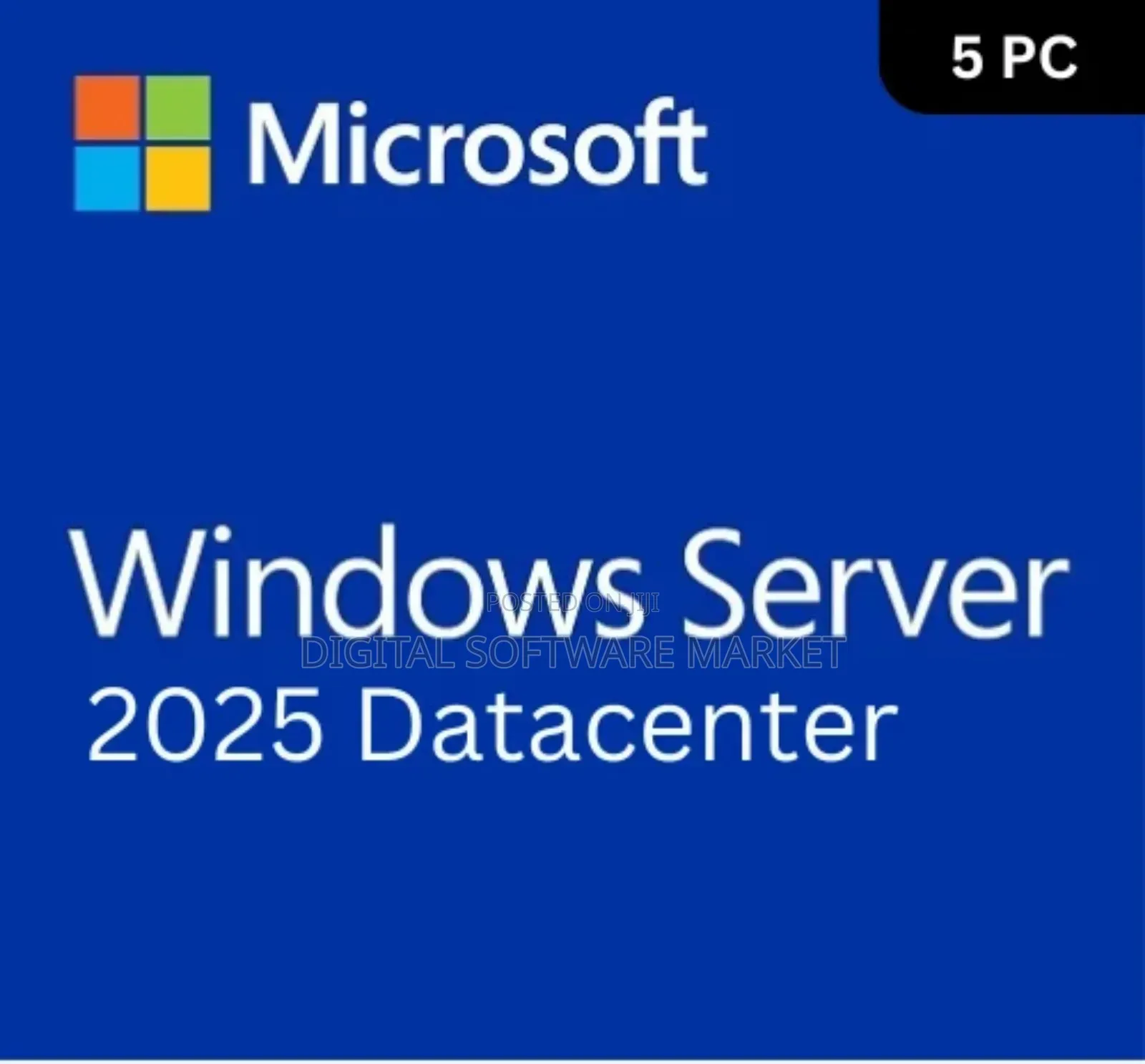 Windows Server 2025 Datacenter for 5 Pc Activation Code