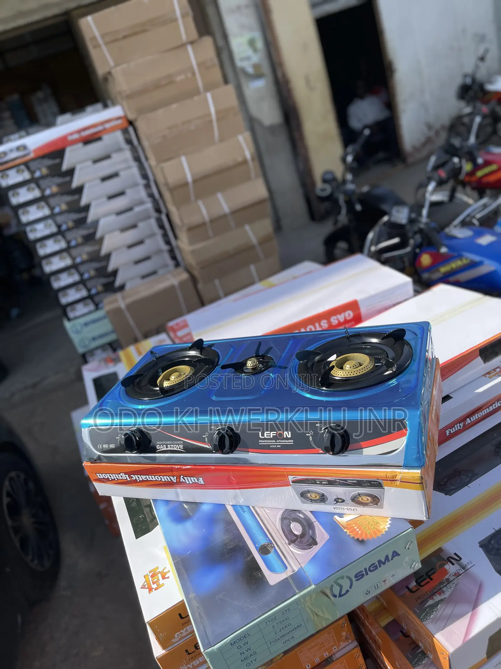 3burner Automatic Gas Stove