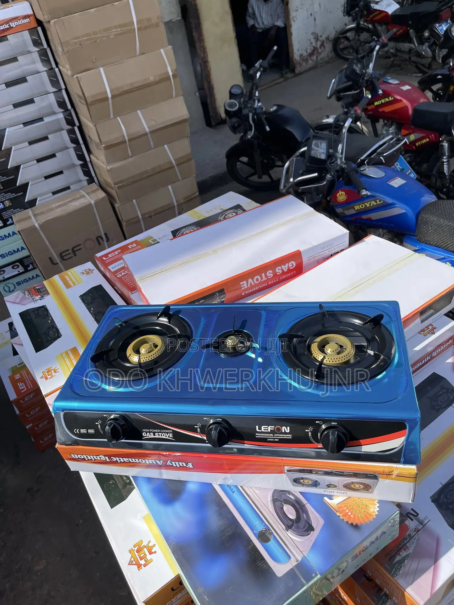 3burner Automatic Gas Stove