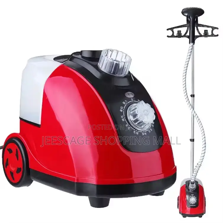 Standing Garment Steamer With Adjustable Pole