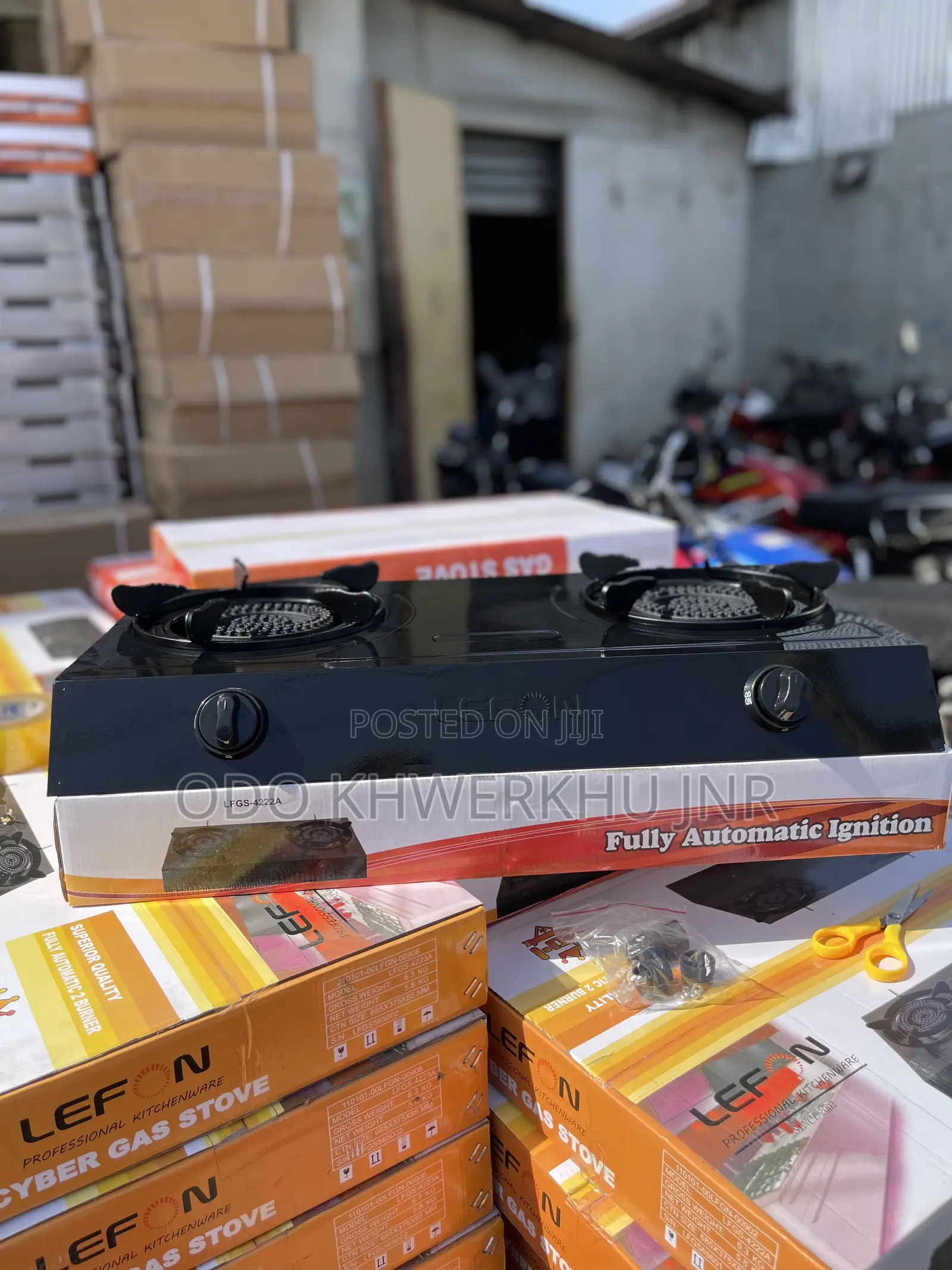 2 Burners Hard Body Automatic Gas Stove