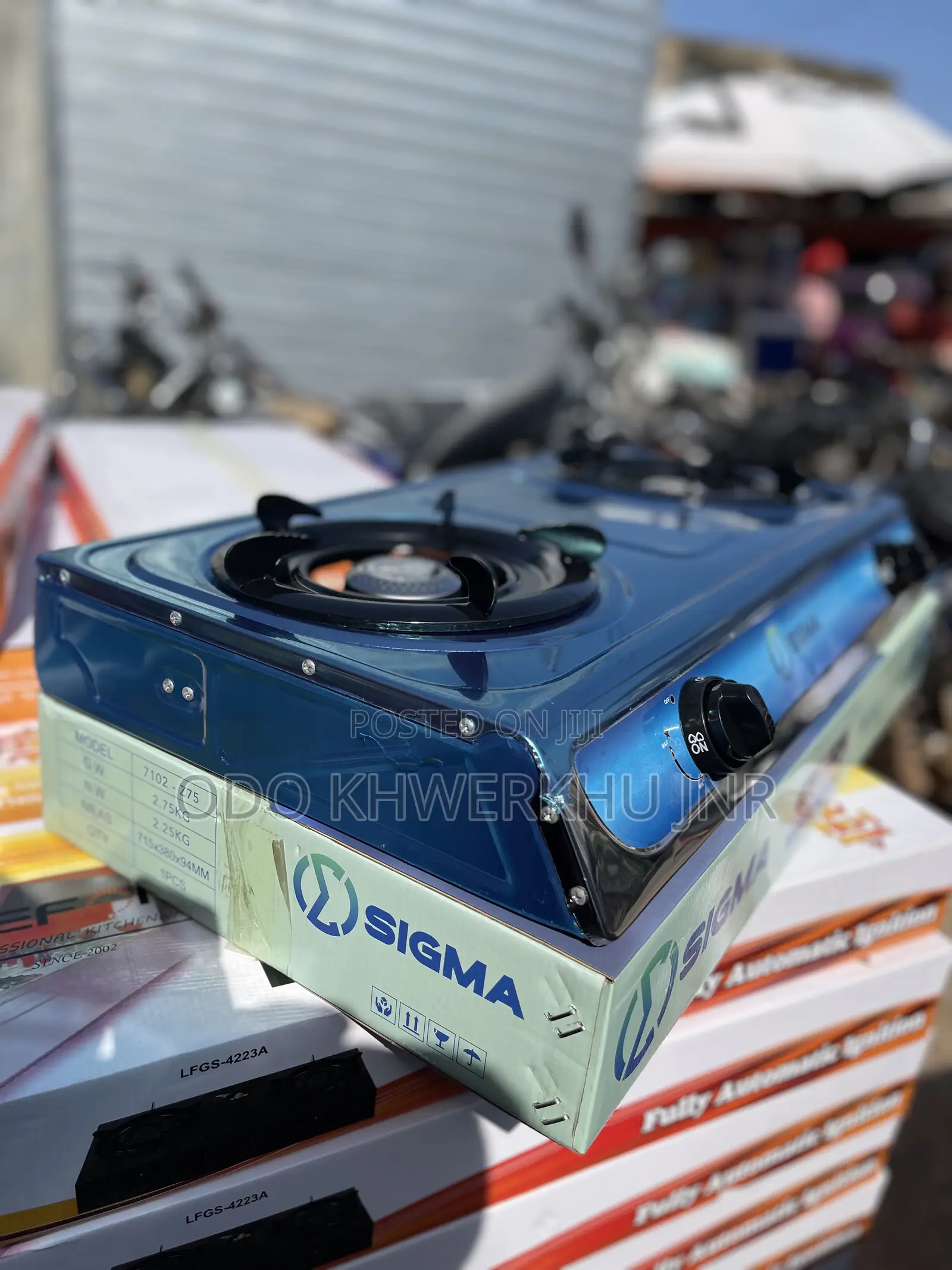 2 Burners Automatic Gas Stove
