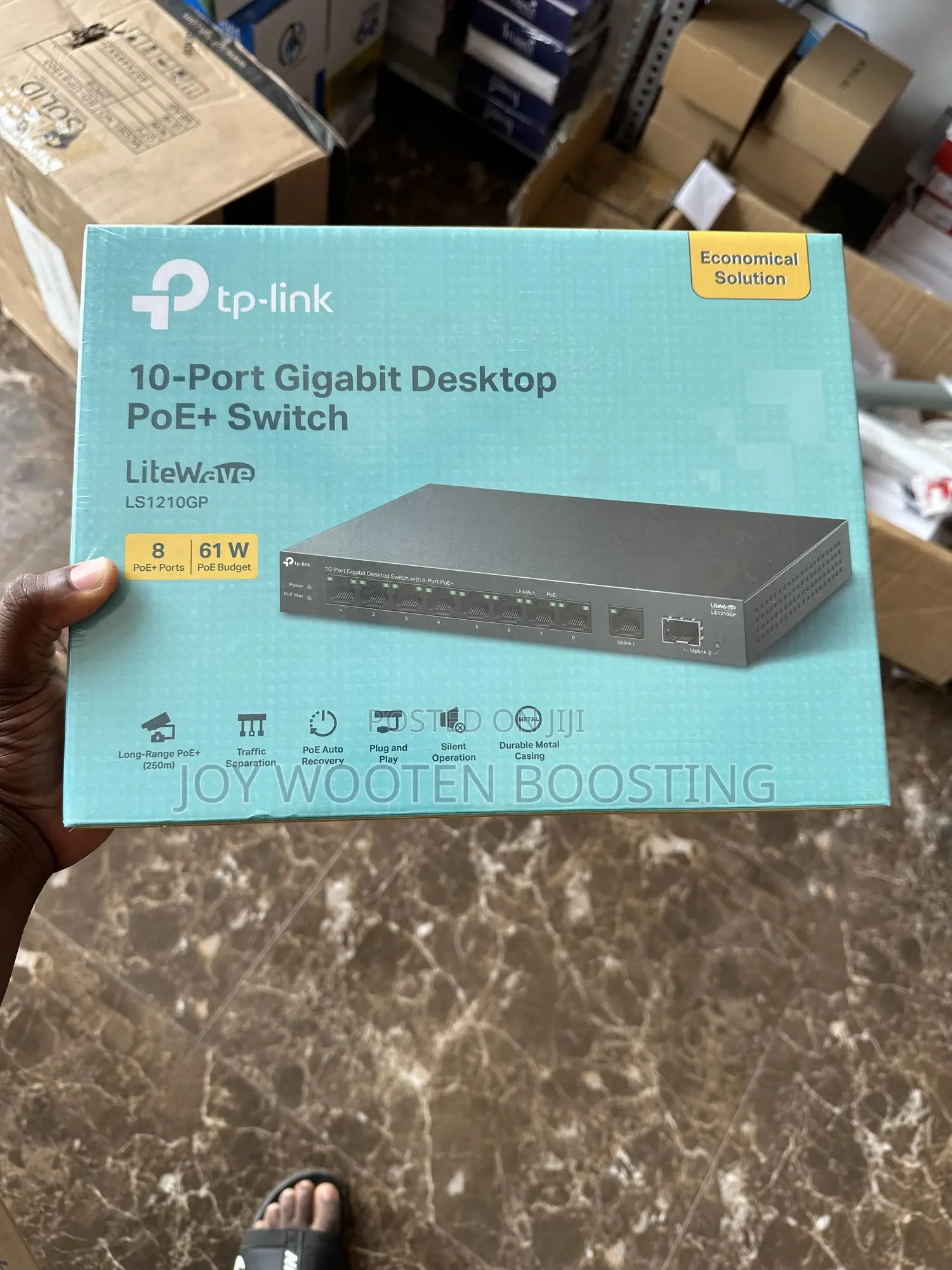 Tp-Link Ls1210gp 10-Port Gigabit Poe Switch