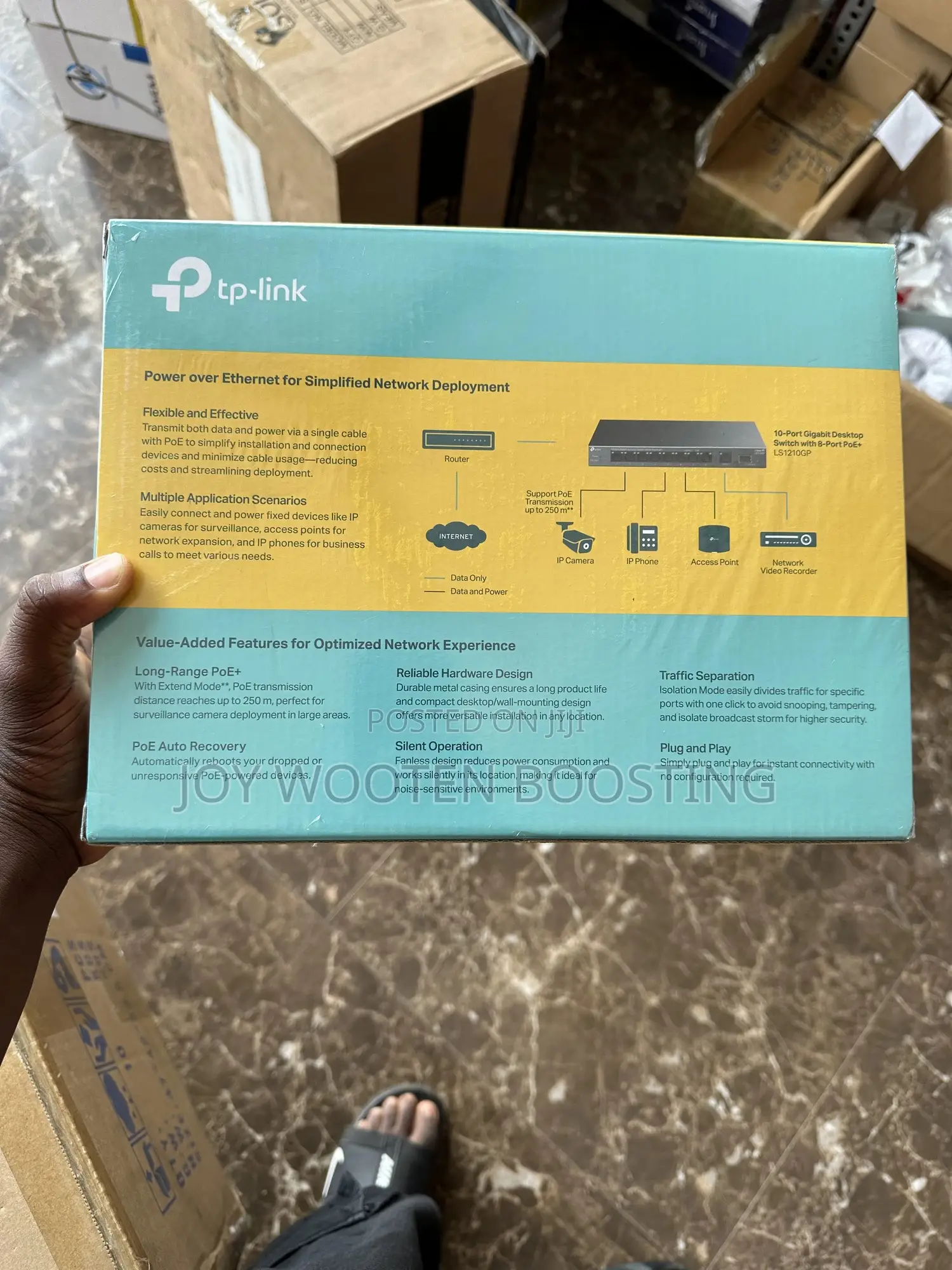 Tp-Link Ls1210gp 10-Port Gigabit Poe Switch
