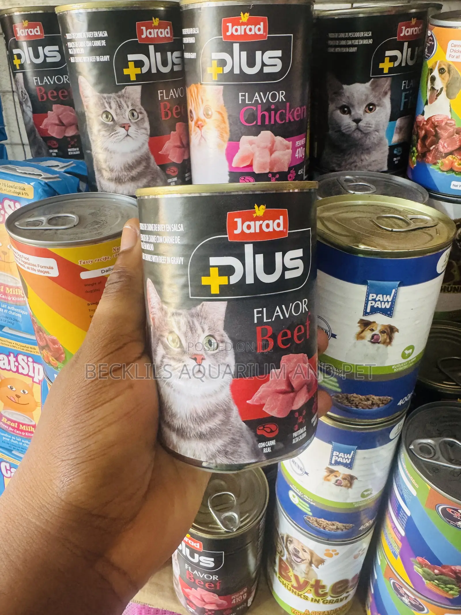 Beef Flavored Jarad Cat Food ( All Cat Stages)