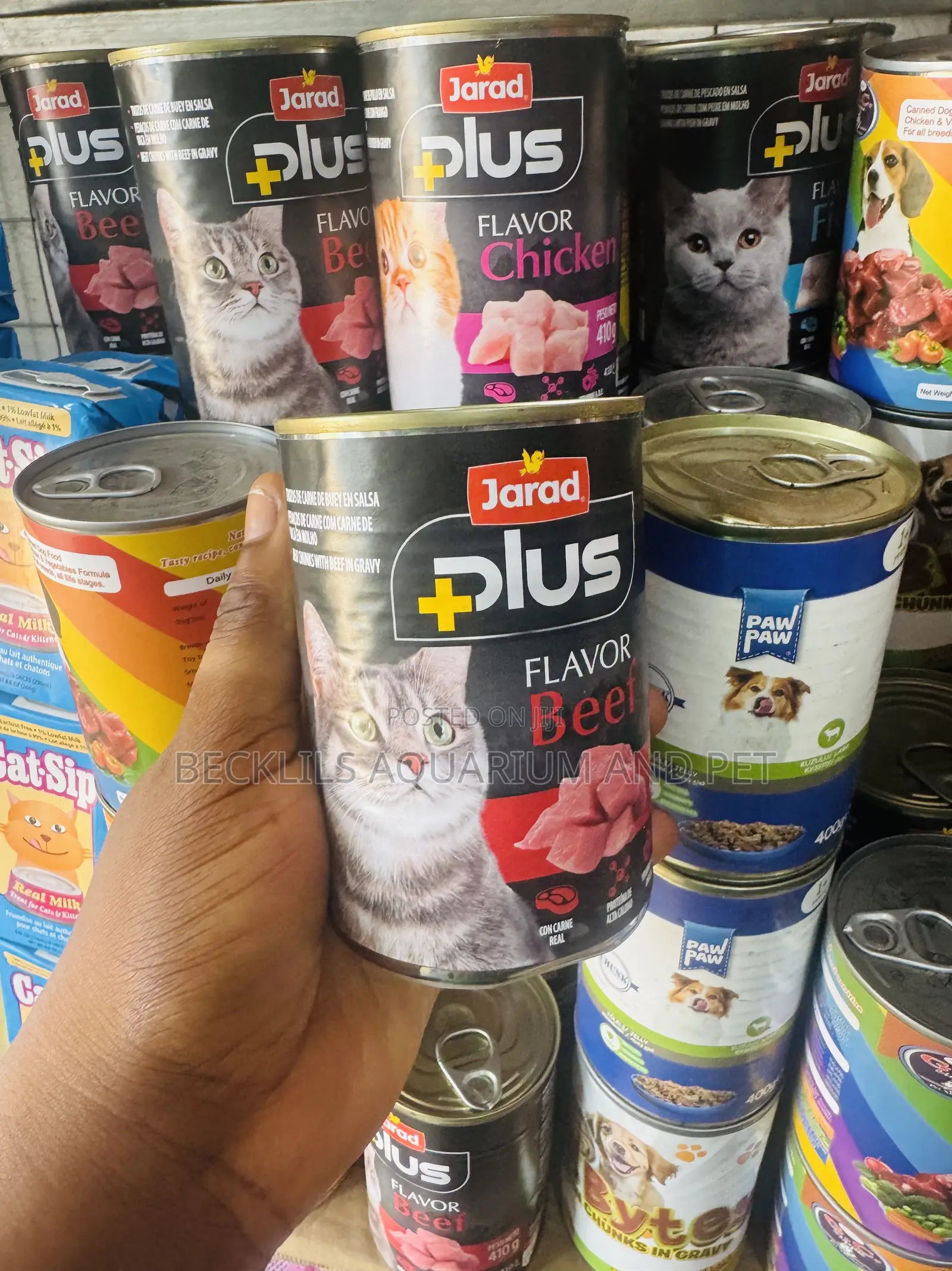 Beef Flavored Jarad Cat Food ( All Cat Stages)