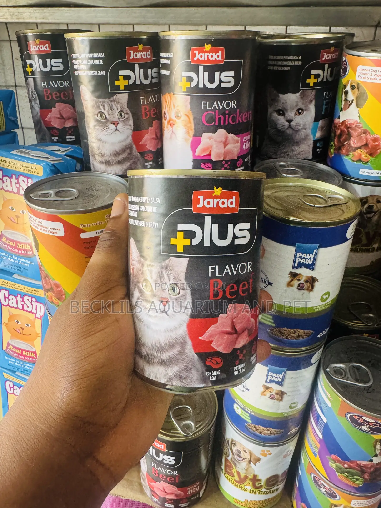 Beef Flavored Jarad Cat Food ( All Cat Stages)