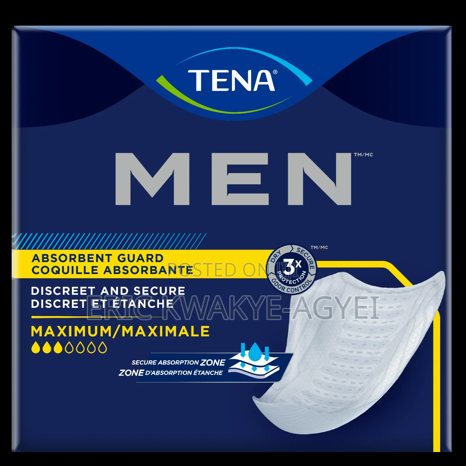 Tena Men Moderate Guard Incontinence Pad for Men,