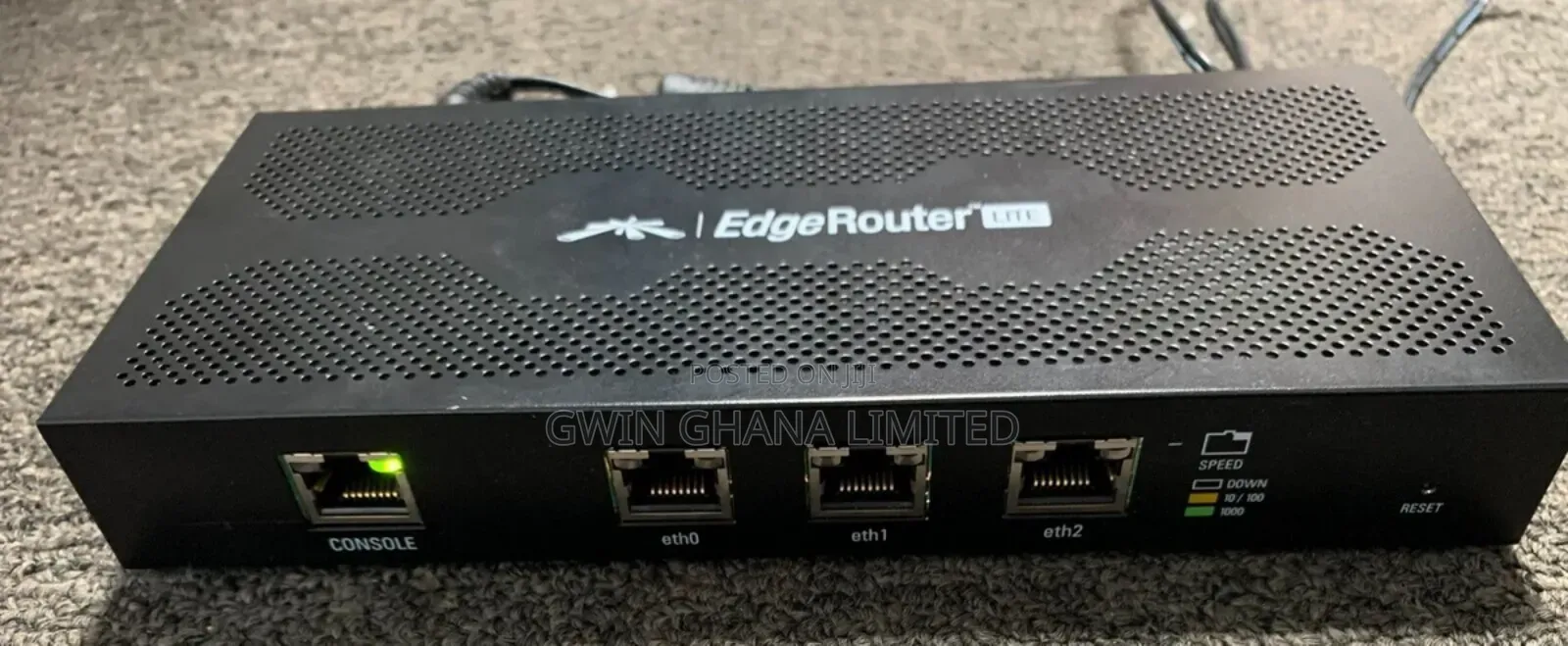 Ubiquiti Networks Edgerouter Lite 3-Port Router Erlite-3 (Black)