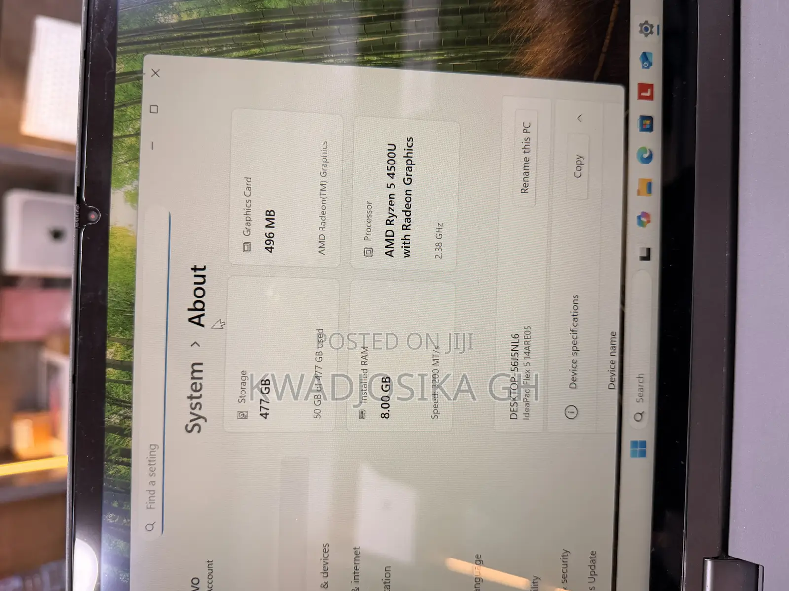 Laptop Lenovo Flex 5 8GB AMD Ryzen SSD 512GB