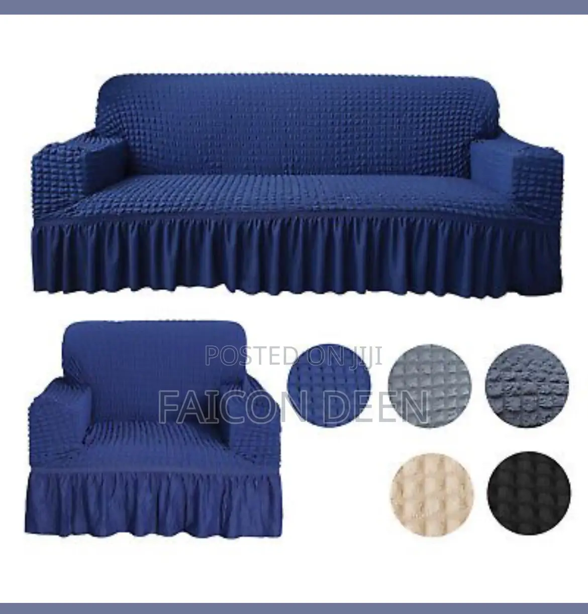 Give Your Wide Sofas a Luxury Upgrade( Sold as a Set)Sofa Skirt Covers