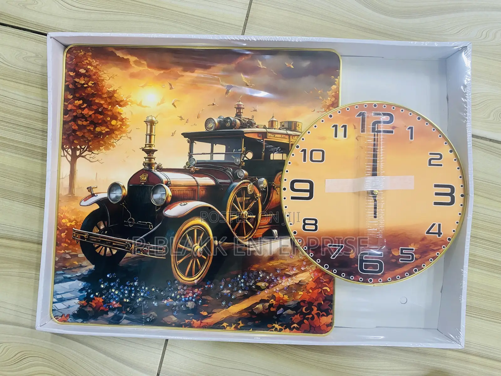 Elegant Art Wall Clock Collection 38cm/24cm
