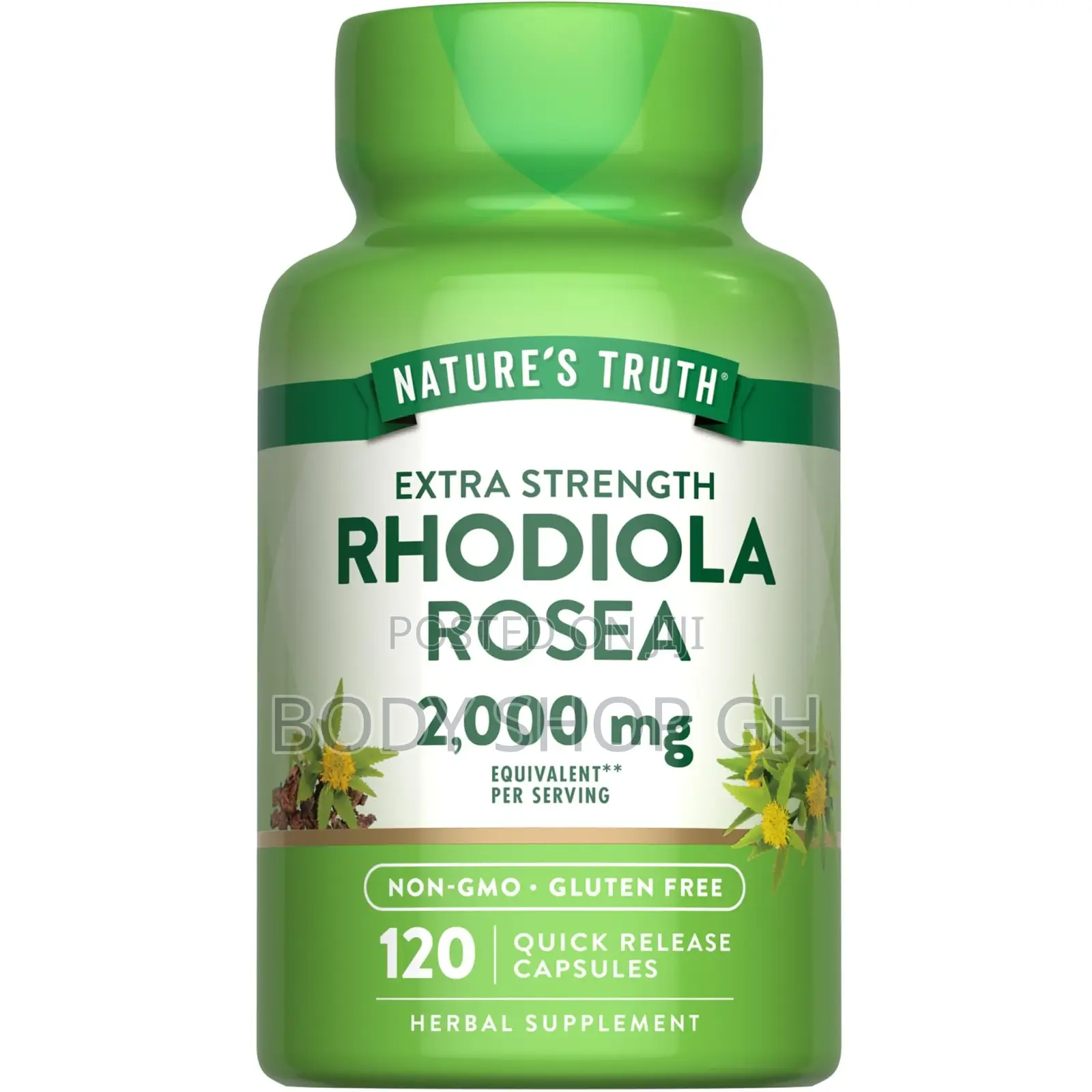 Nature's Truth Rhodiola Rosea | 120 Capsules | Extract Supplement