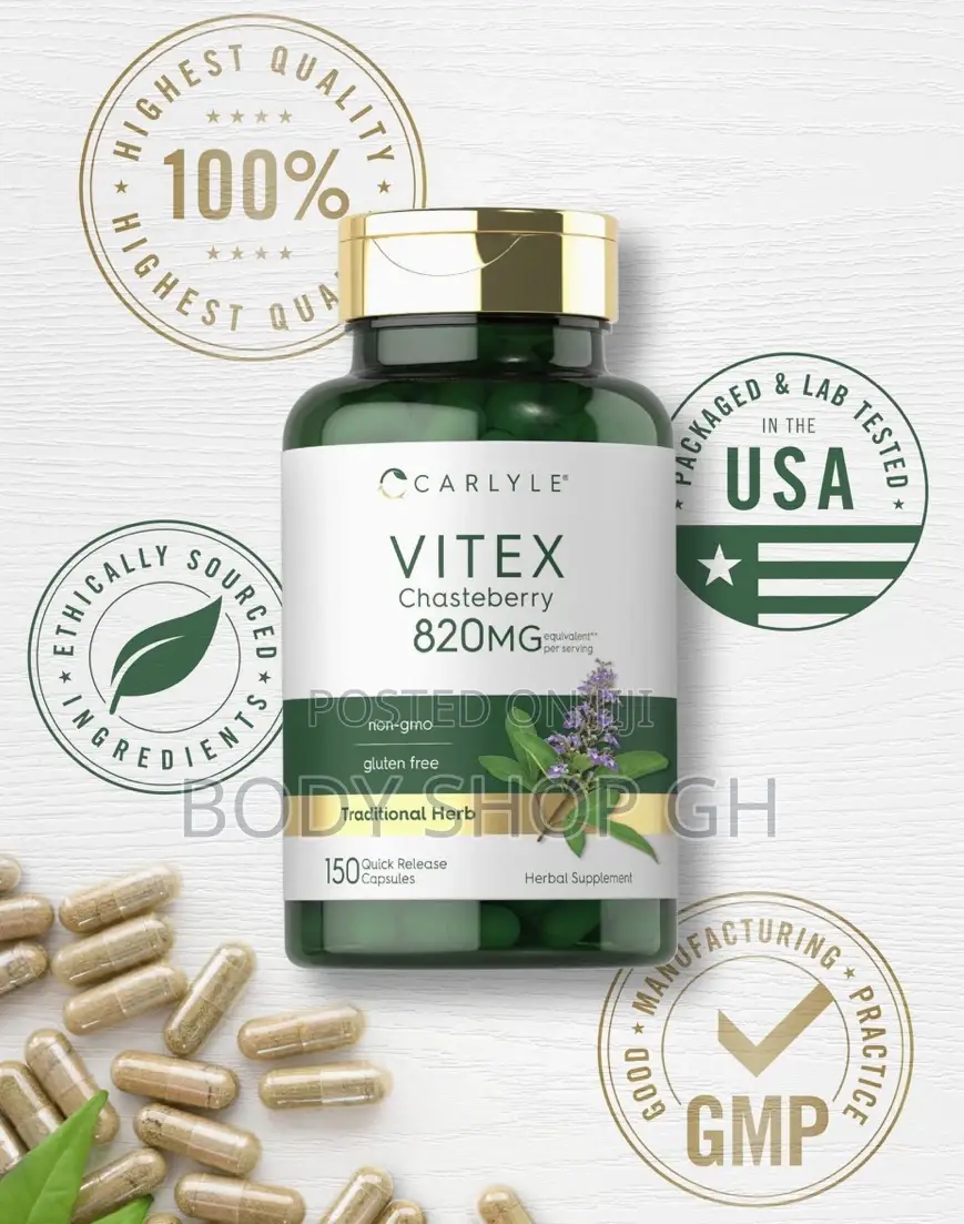 Vitex Chasteberry Supplement | 150 Capsules | Vitex for Women