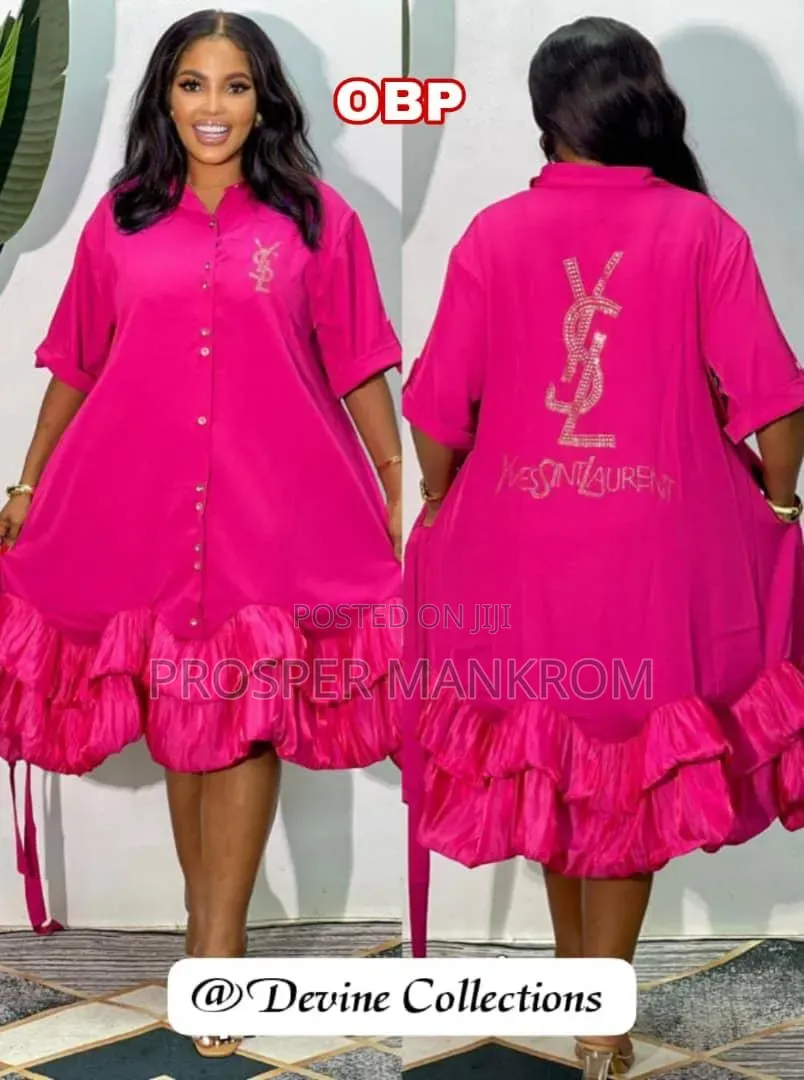 Ladies Dress in Pink